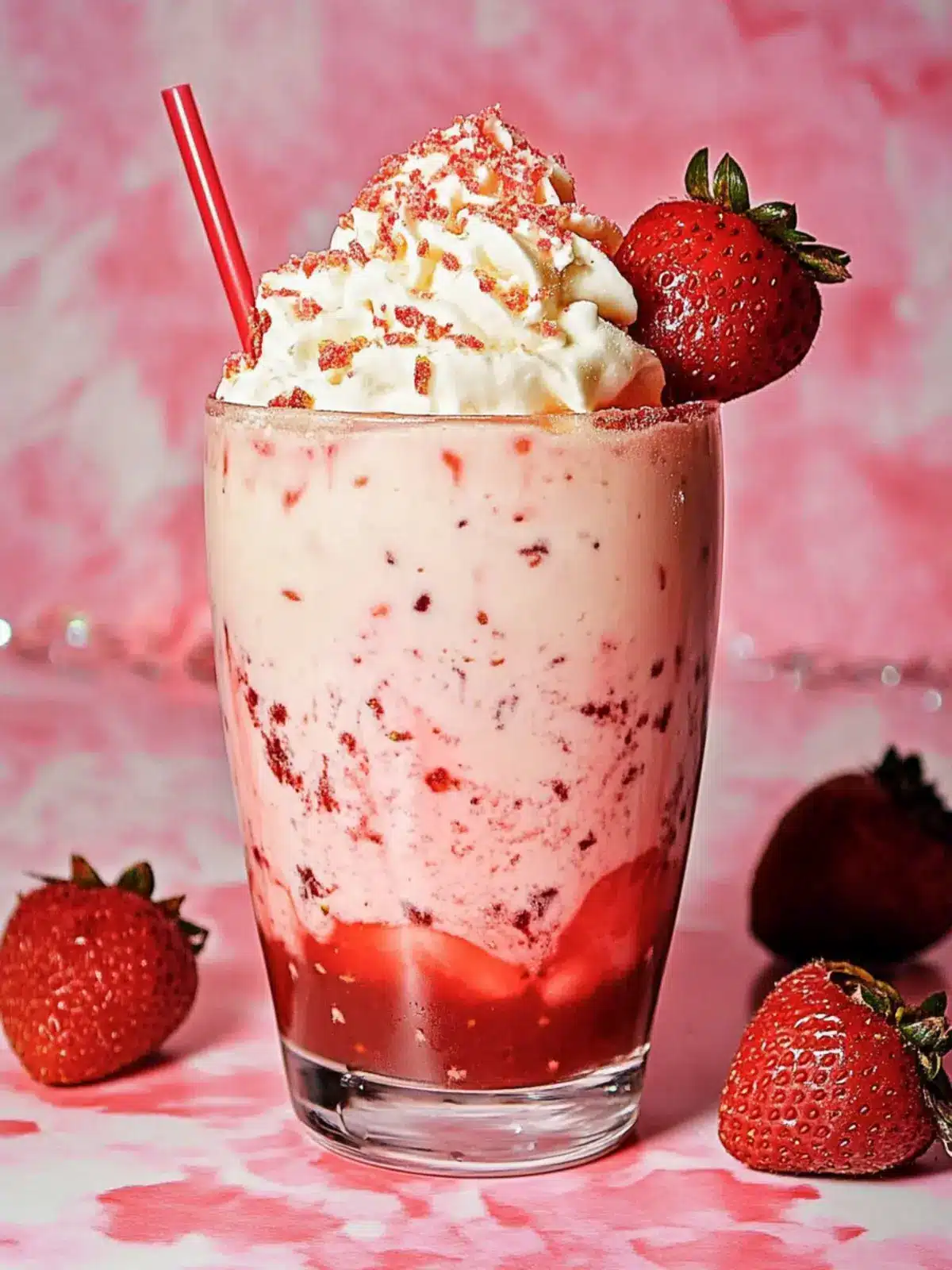 Cupid's Strawberry Boozy Mudslide: Quick, Creamy Love Potion 4 Cupid s Strawberry Boozy Mudslide
