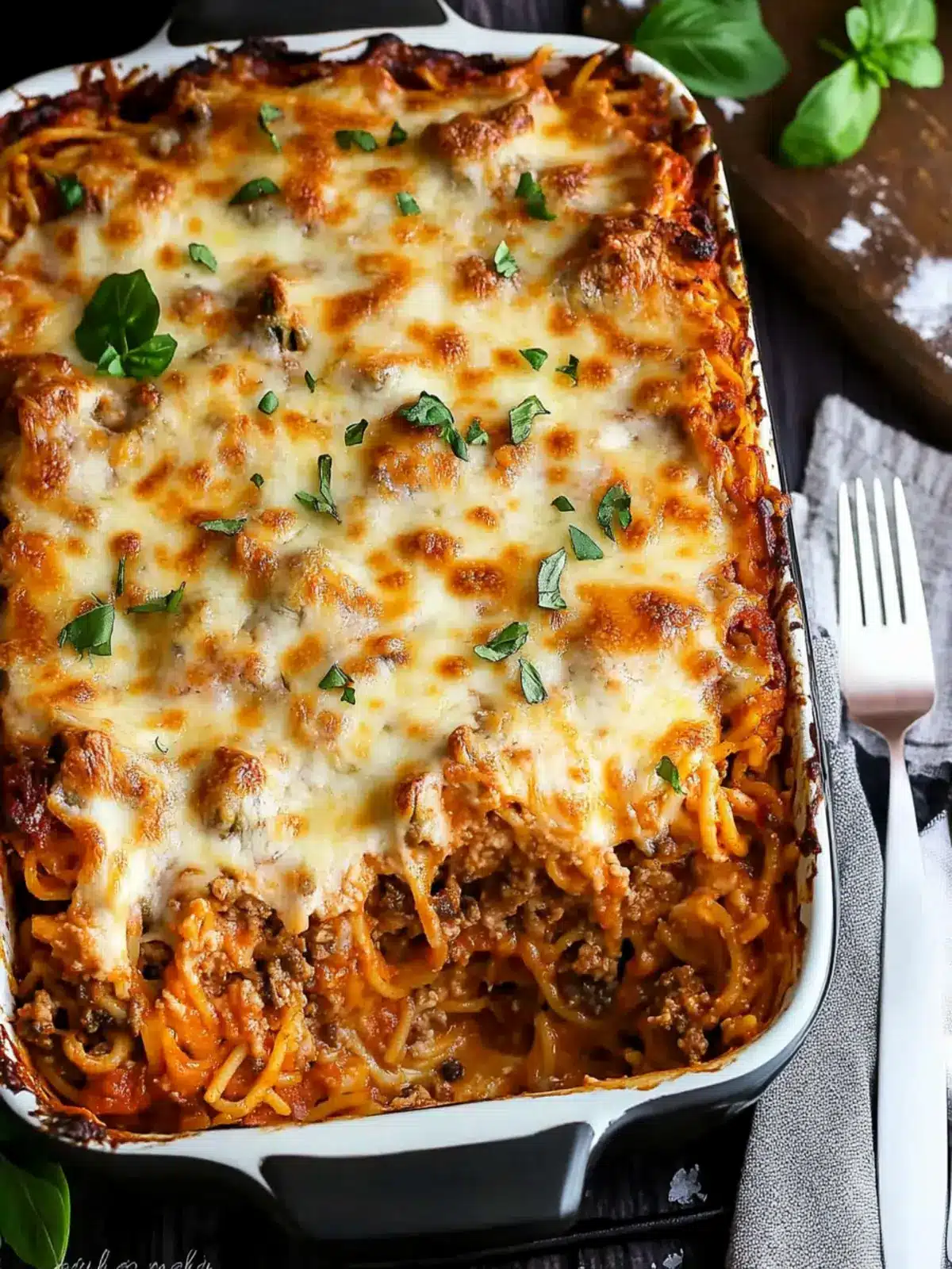 Southern Baked Spaghetti Casserole