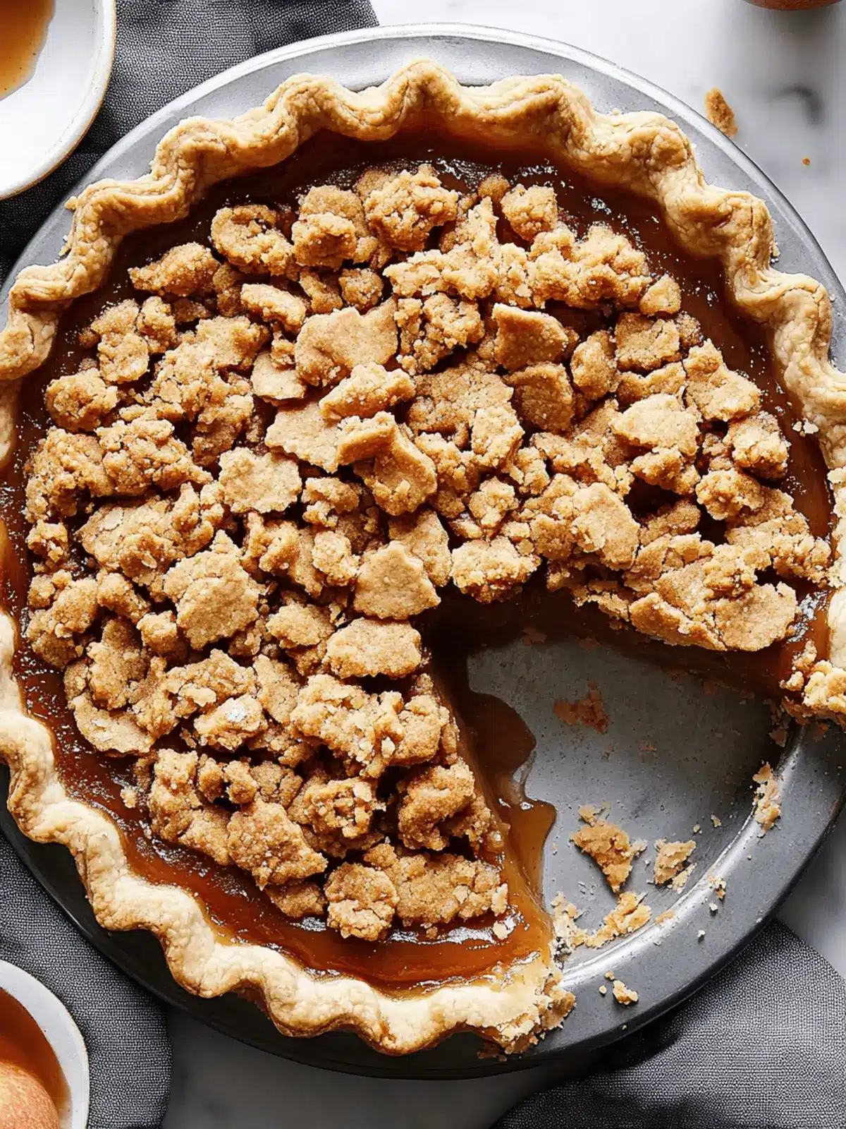 Heavenly Apple Butter Pie with Irresistible Crunch Topping 4 Apple Butter Pie