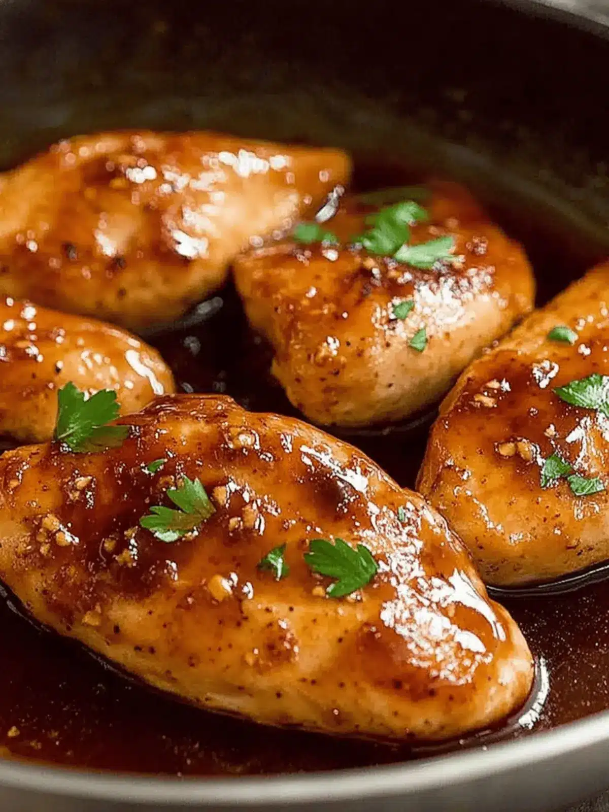 Sweet and Sticky Honey Garlic Chicken Breast in 12 Minutes 3 Honey Garlic Chicken Breast