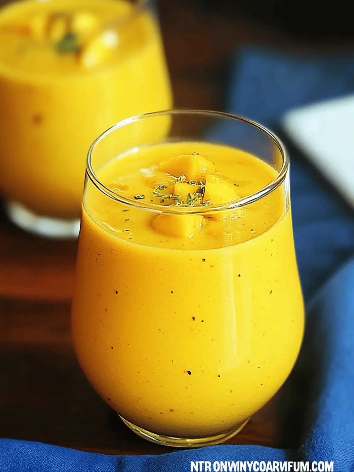Mango Lassi Bliss: Your Creamy Escape from Fast Food 2 Mango Lassi
