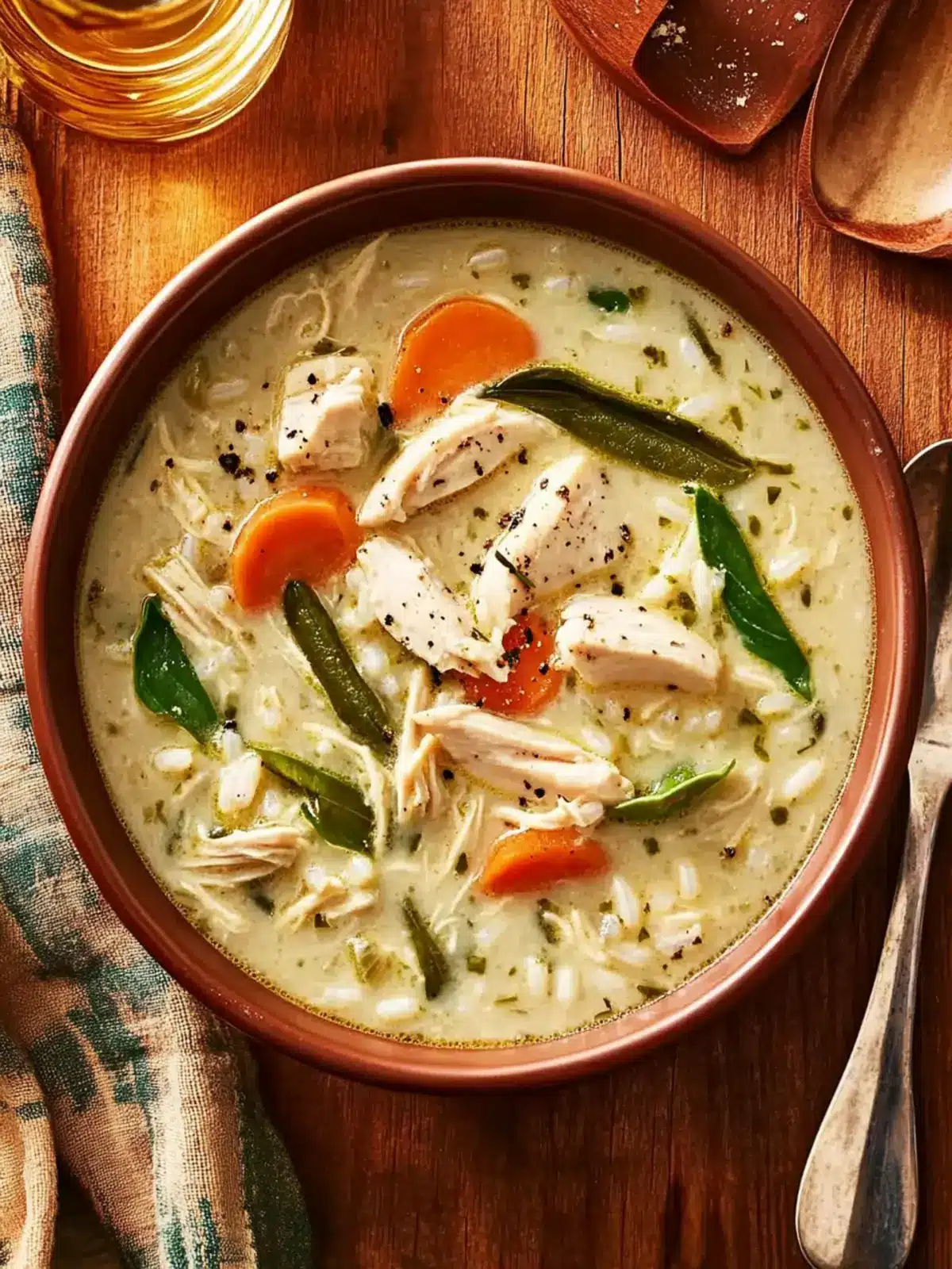 Creamy Chicken-And-Rice Soup
