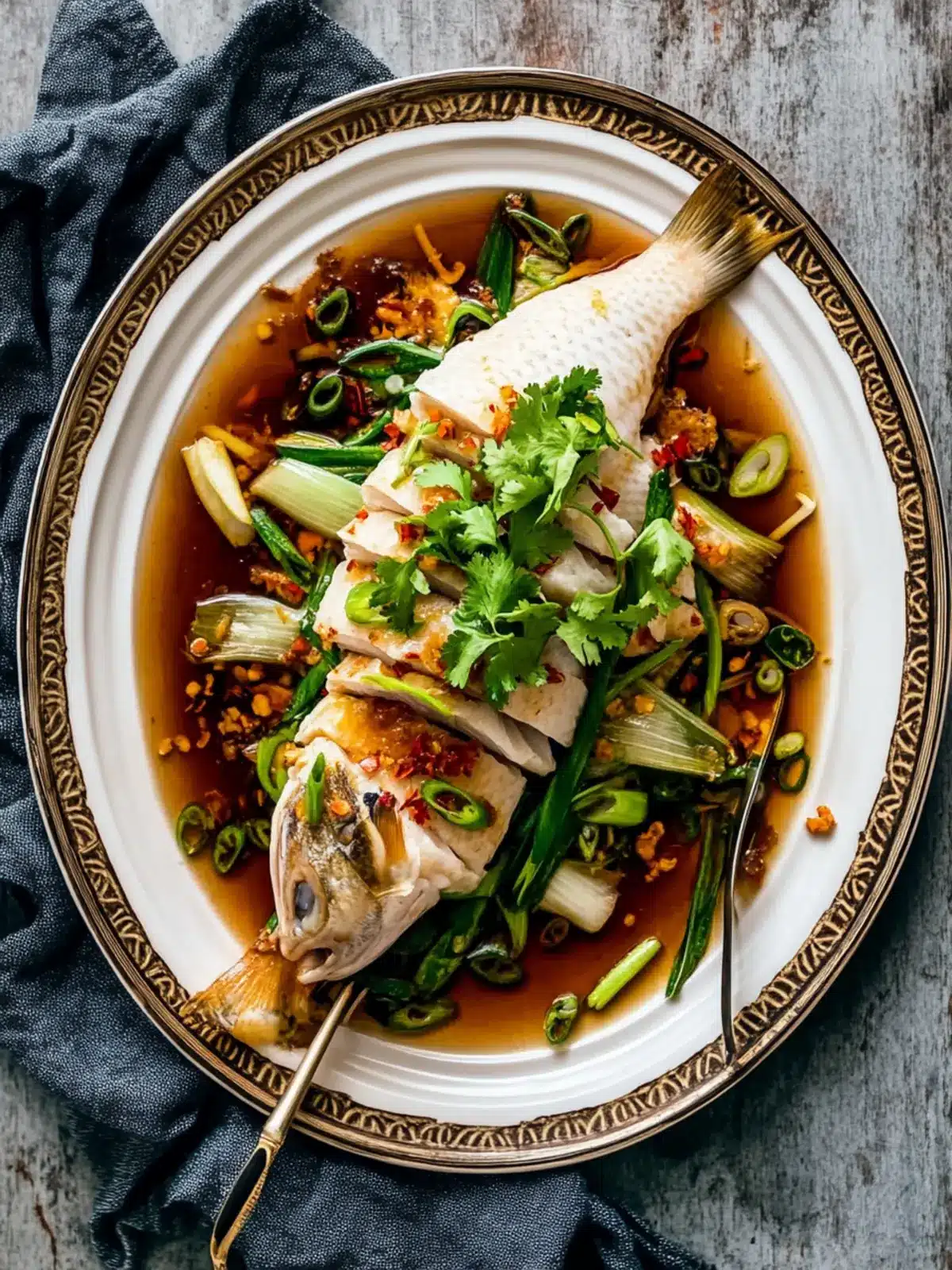 Easy Chinese Steamed Fish