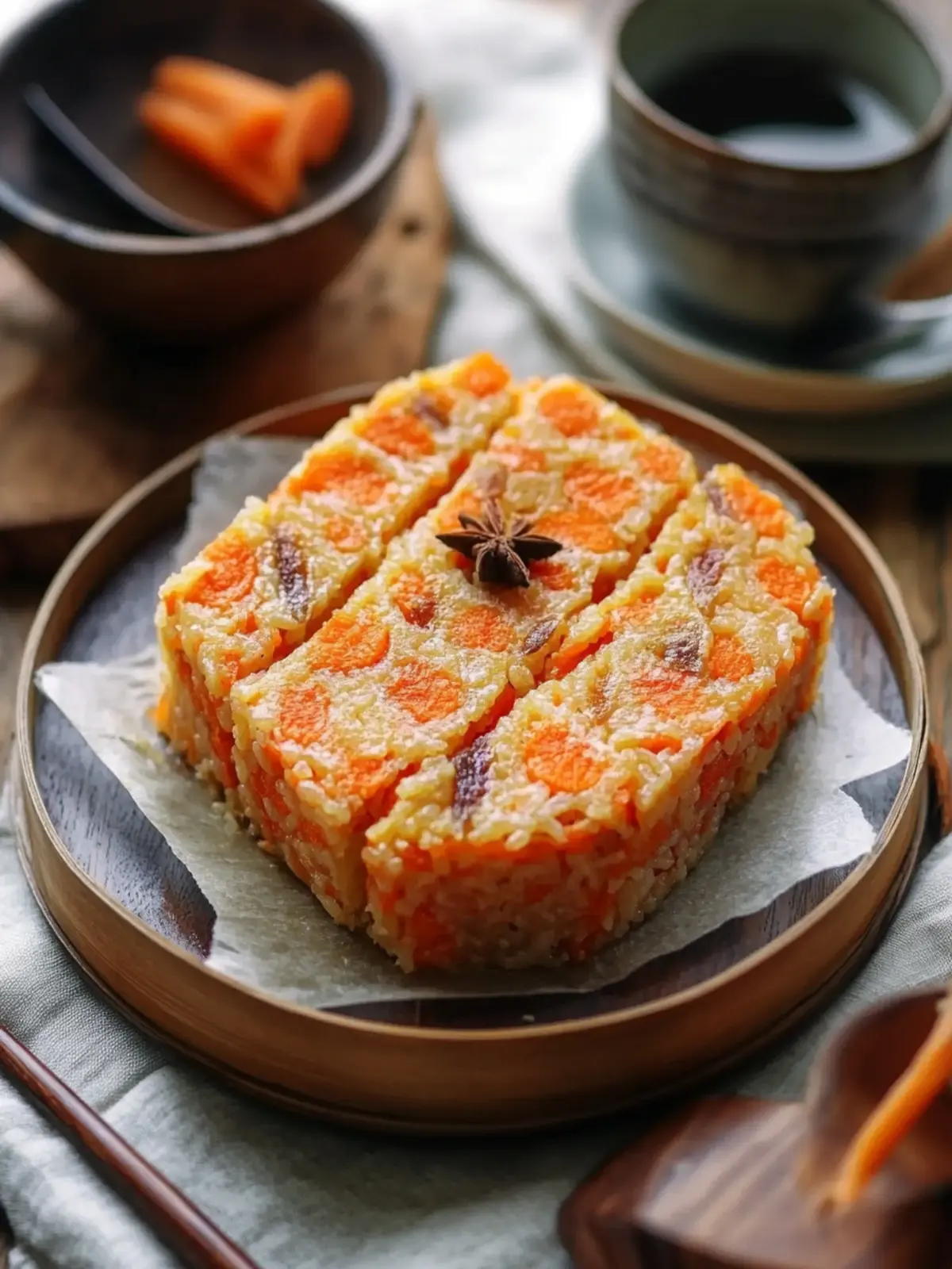 Chinese Carrot Rice Cake (Hu Luo Bo Gao   è¡èåç³)