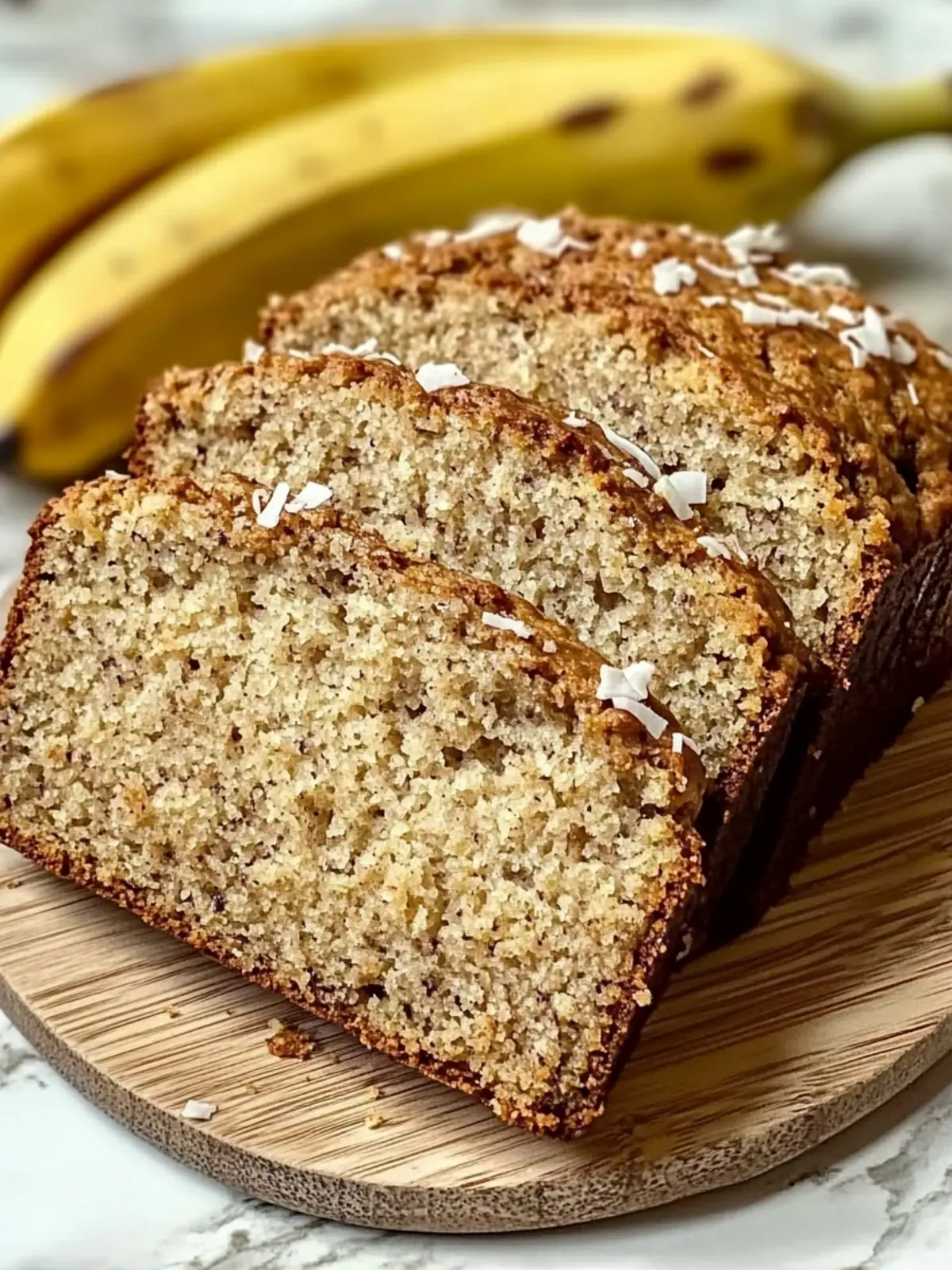 Coconut Banana Bread (Easy Recipe)