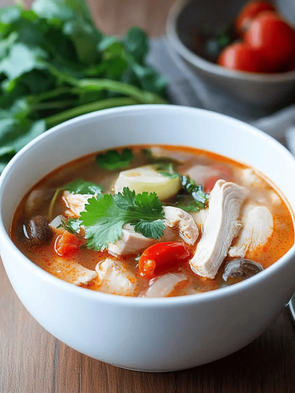 Hot and Sour Chicken Soup