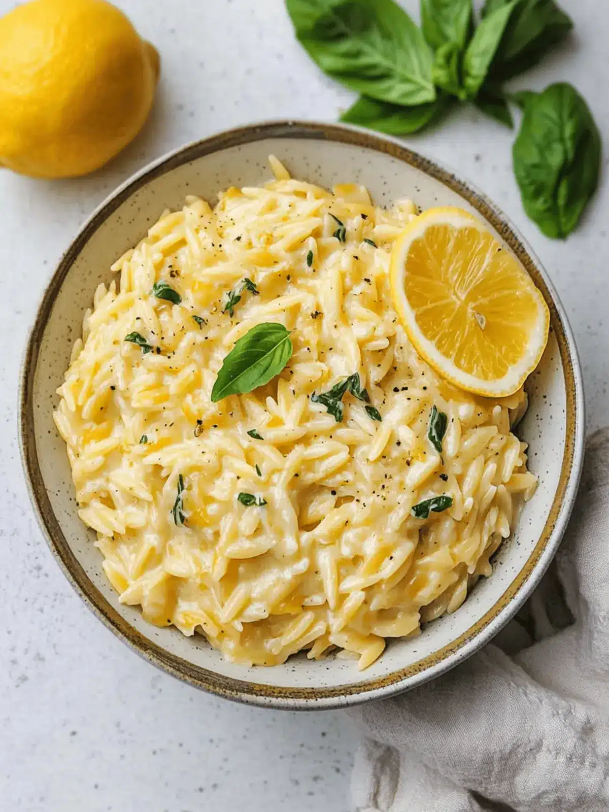 Creamy Lemon Orzo   Modern Honey