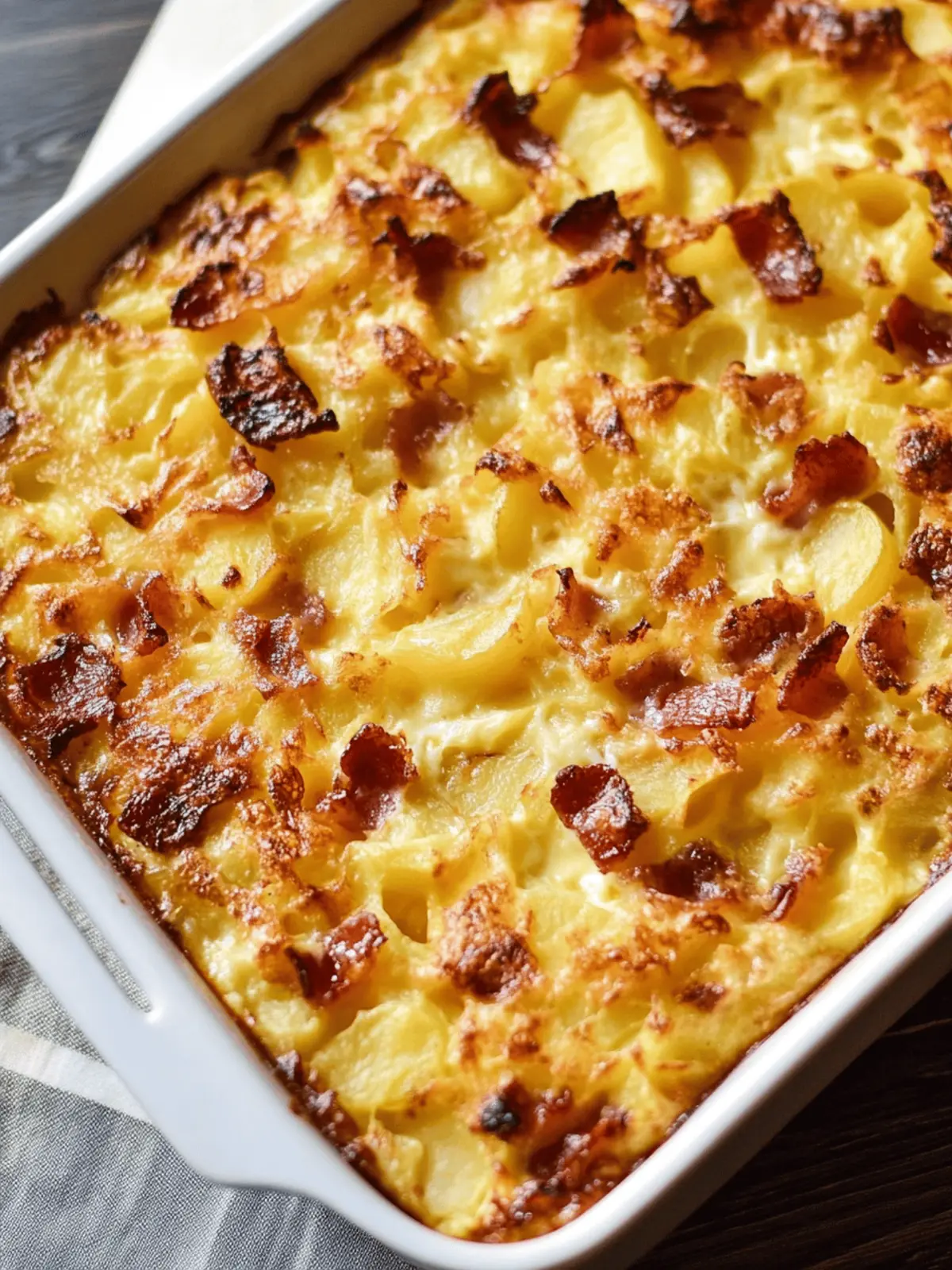 Bacon, Potato, and Egg Breakfast Casserole