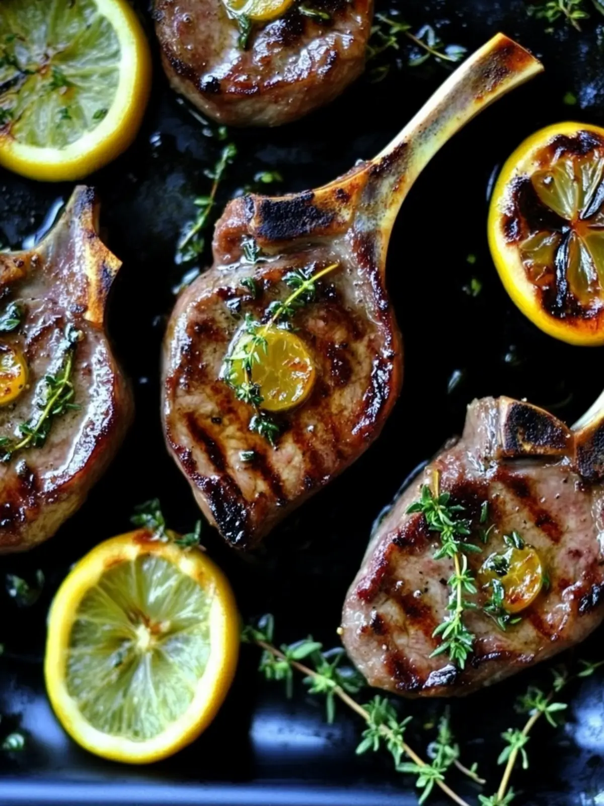 Easy Lemon Thyme Lamb Chops