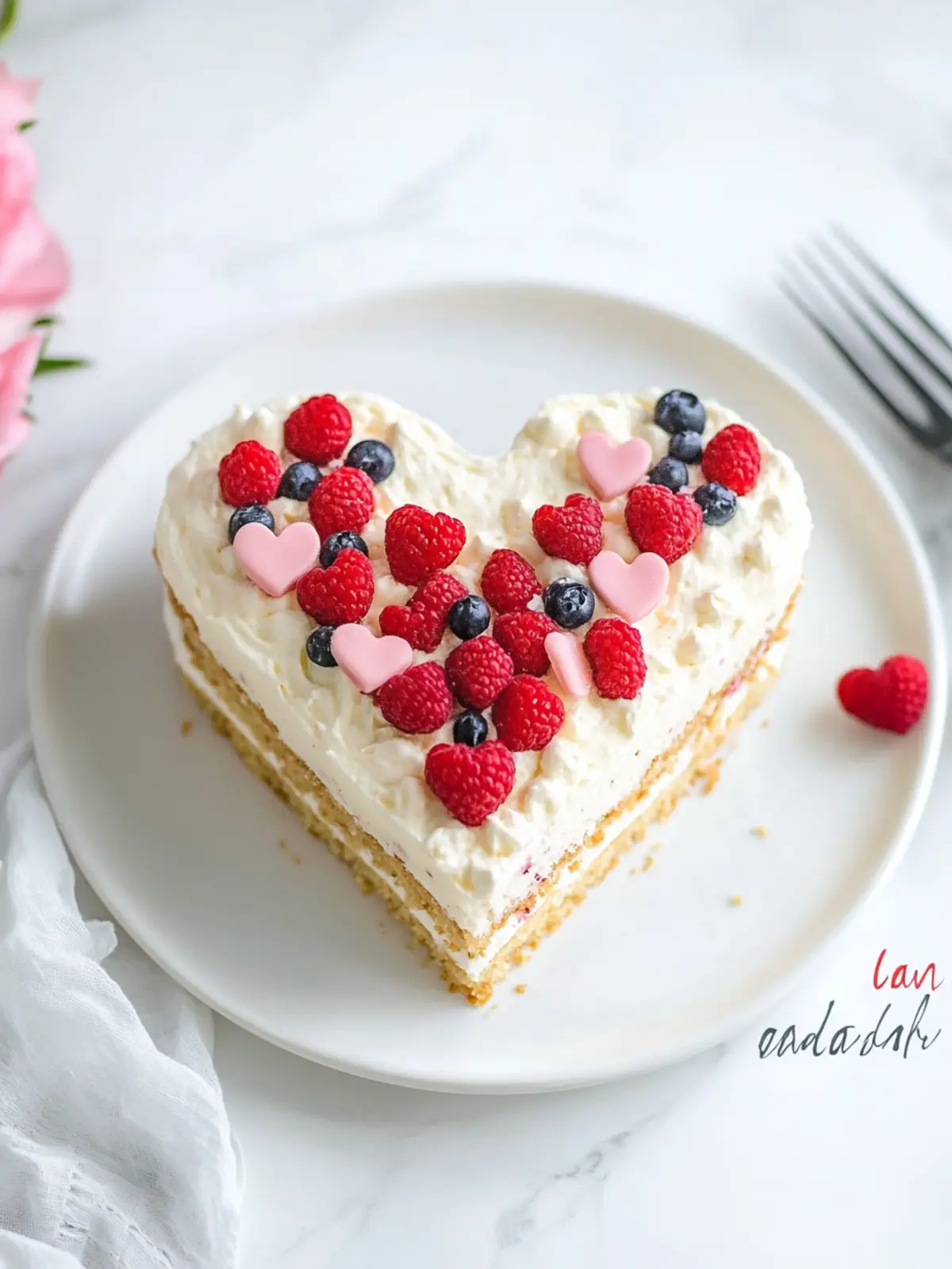 Heart-Shaped Cake