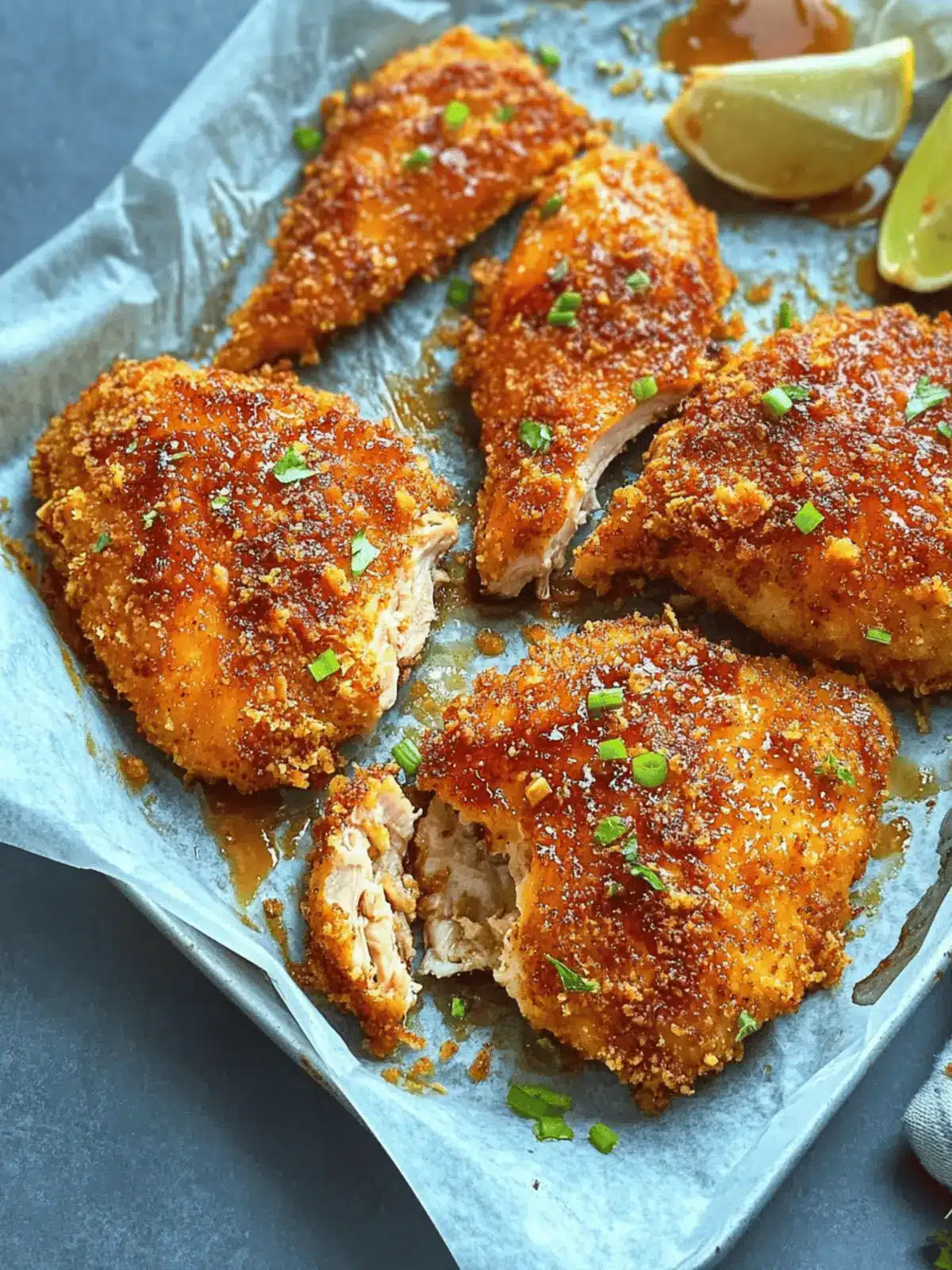 Crispy Baked Hot Honey Chicken: Sweet, Spicy, and Simple! 3 Crispy Baked Hot Honey Chicken