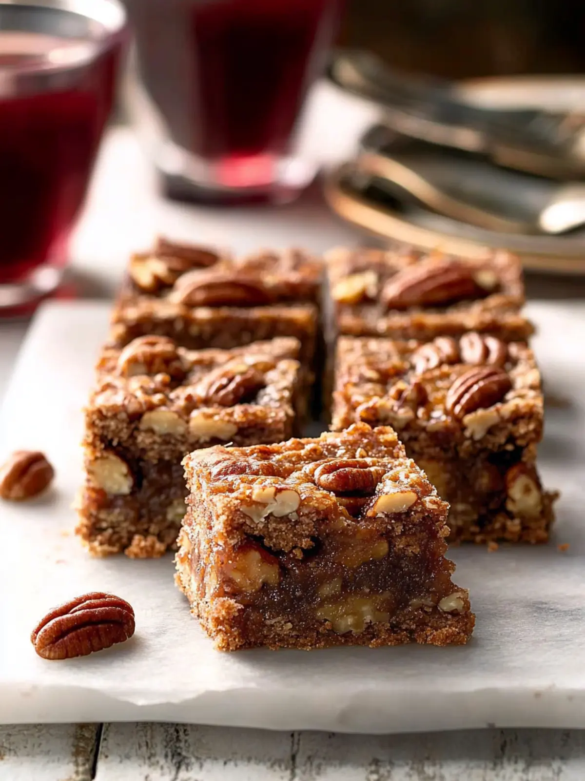 Grandma s Pecan Rum Bars