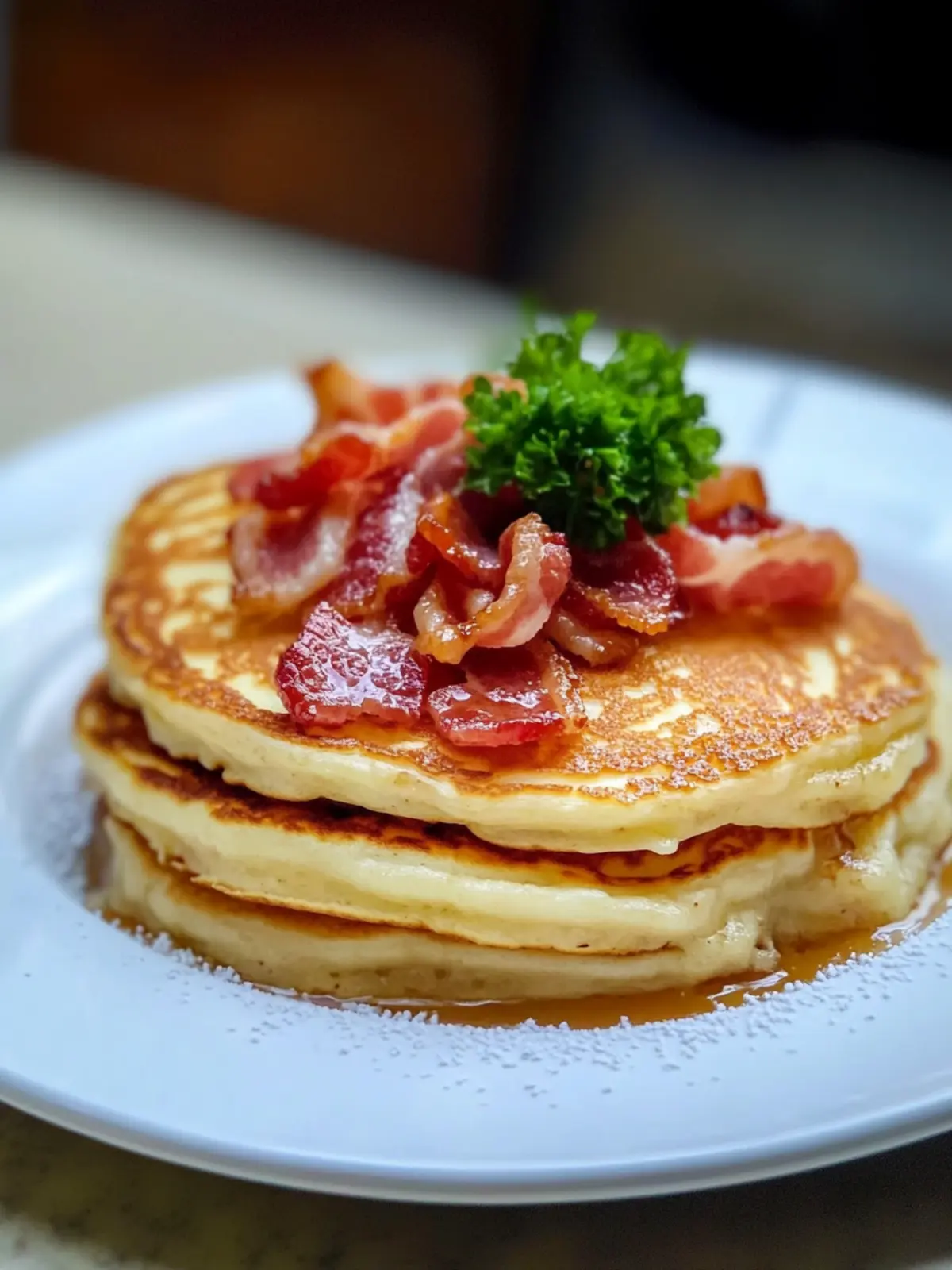 Bacon Stuffed Pancake