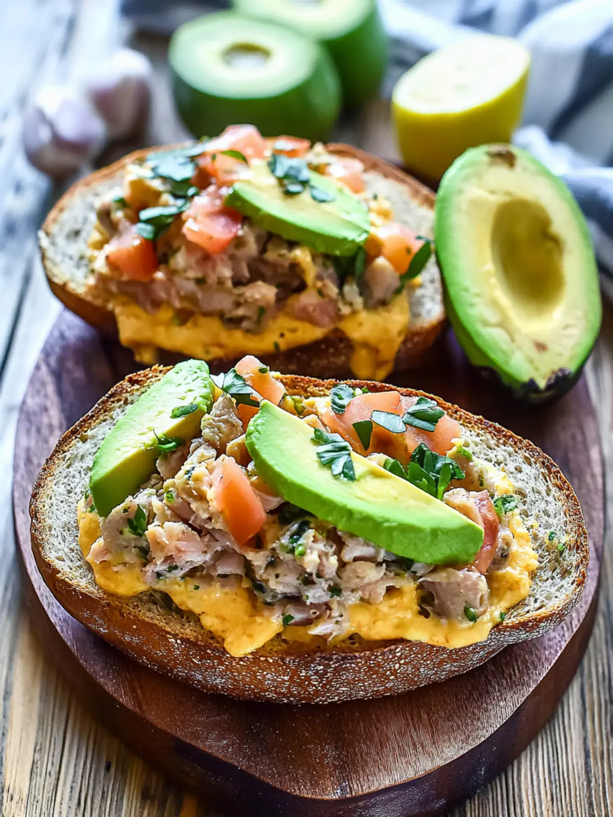 Ultimate Open-Faced Tuna Melt