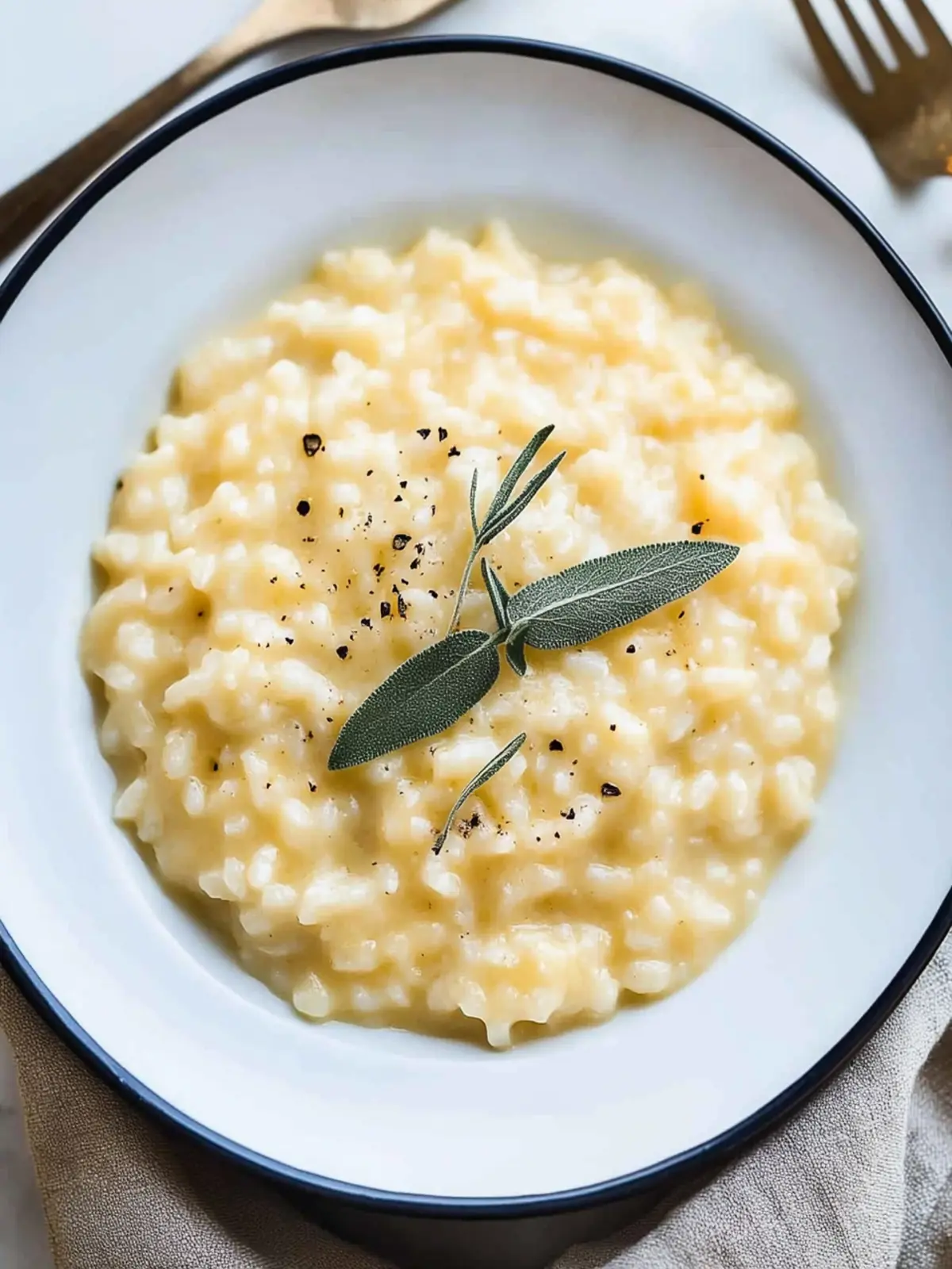 Creamy Instant Pot Cheddar Risotto with Fresh Sage in 20 Minutes 2 Instant Pot Cheddar Risotto with Fresh Sage