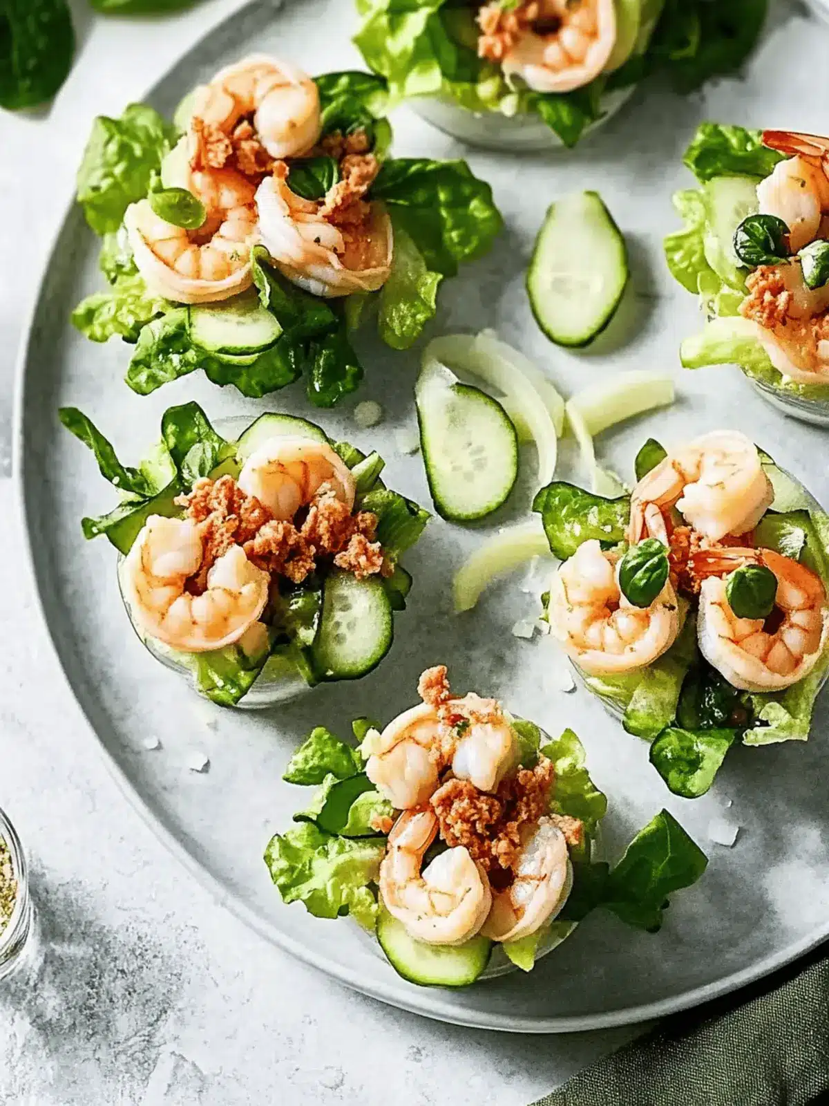 Cucumber Prawn Cocktail Cups: Festive, Fresh, and Flavorful 4 Cucumber prawn cocktail cups