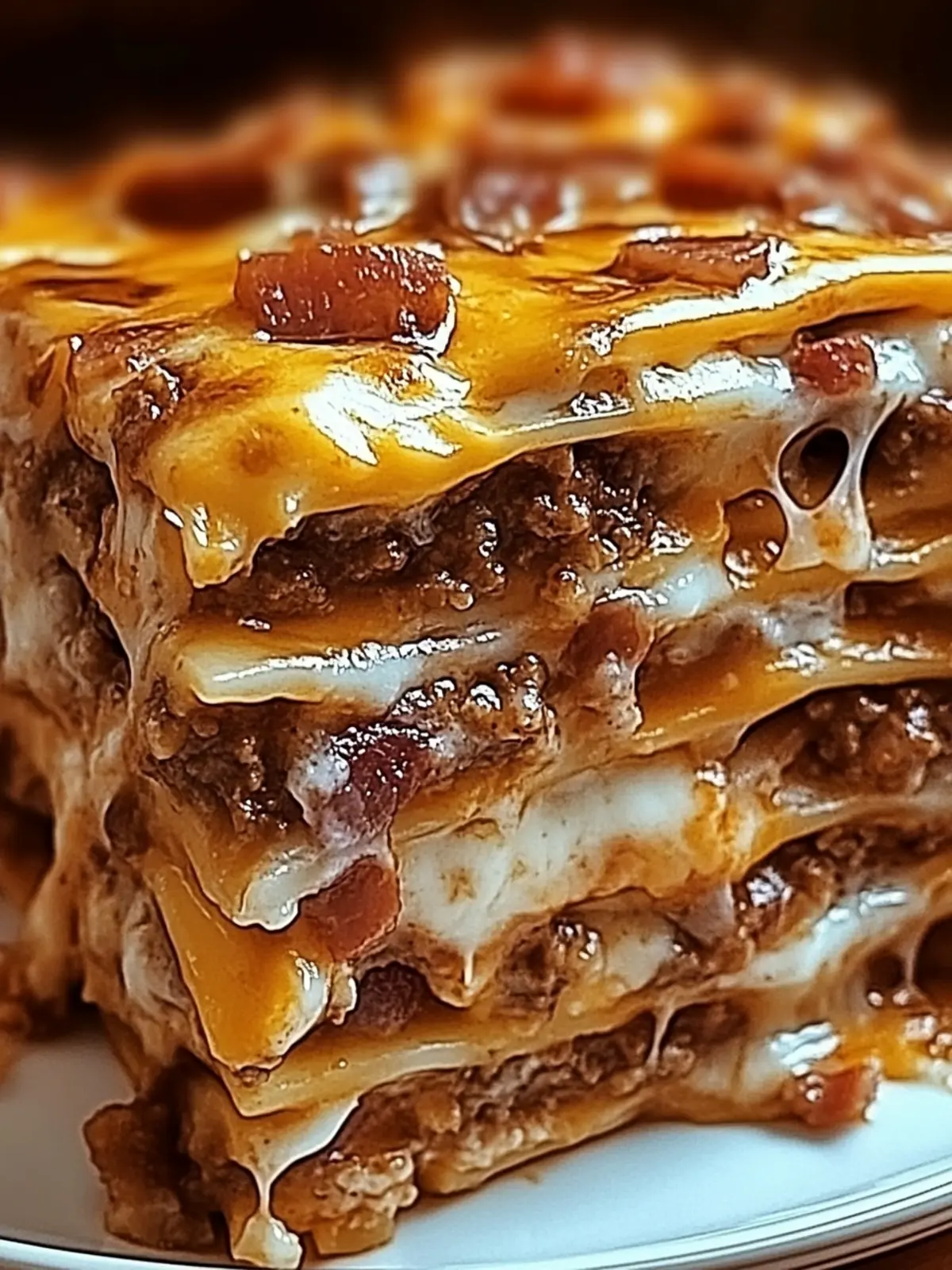 Parmesan Garlic Bacon Cheeseburger Lasagna You ll Crave Weekly 3 Parmesan Garlic Bacon Cheeseburger Lasagna