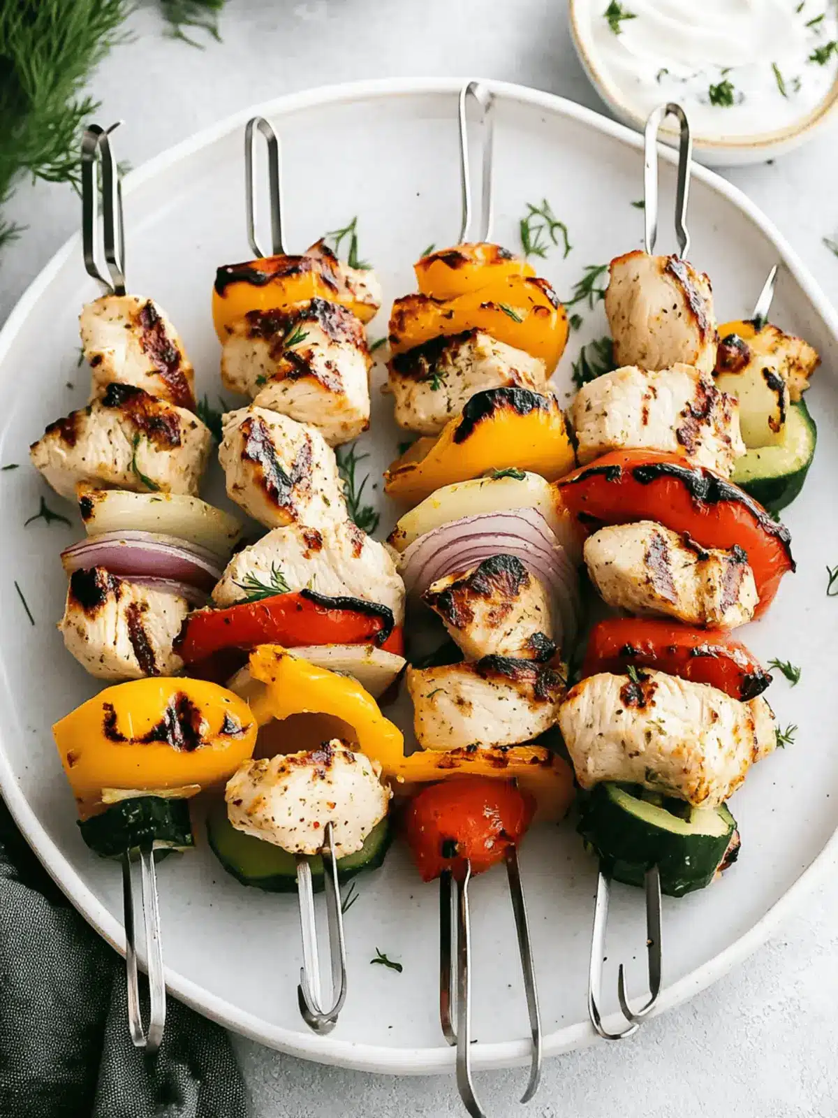 Greek Chicken Kabobs