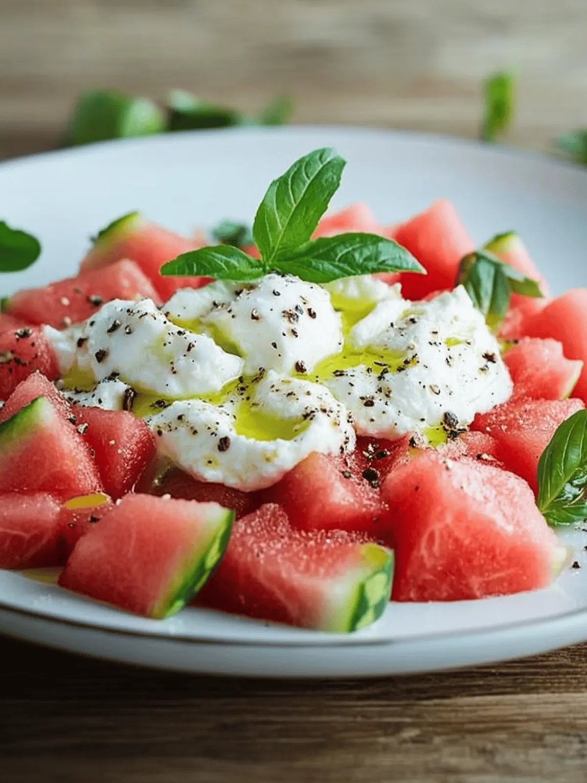 Delicious Watermelon Burrata Salad for a Refreshing Summer Bite 2 Watermelon Burrata Salad