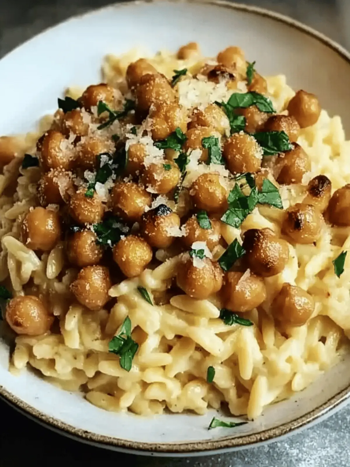 Creamy Lemon Ricotta Orzo with Garlic-Roasted Chickpeas Bliss 3 Creamy Lemon Ricotta Orzo with Garlic-Roasted Chickpeas