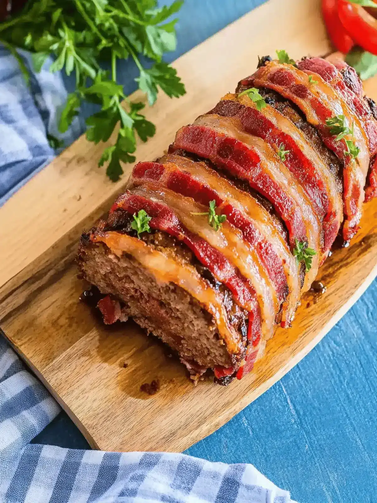 Bacon Wrapped Meatloaf: The Ultimate Comfort Food Delight 2 Bacon Wrapped Meatloaf