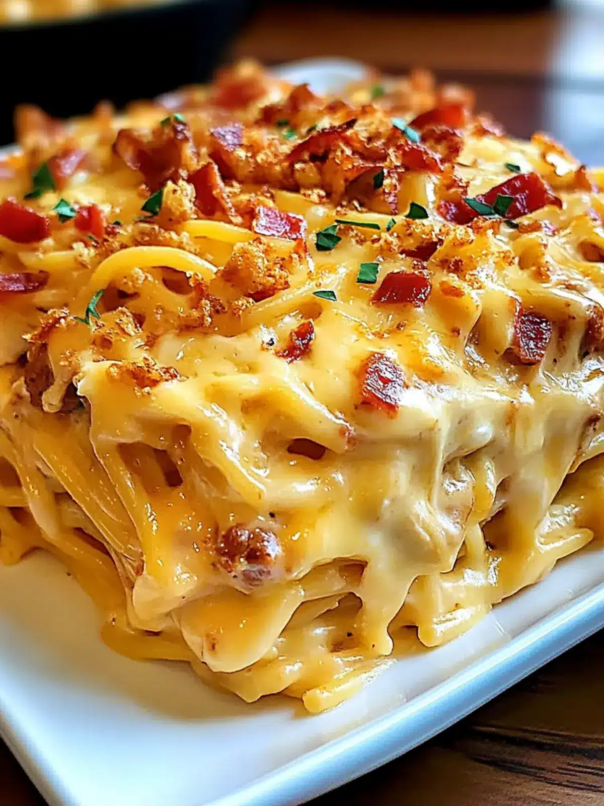 Irresistible Spicy Southern Cheesy Chicken Spaghetti Casserole