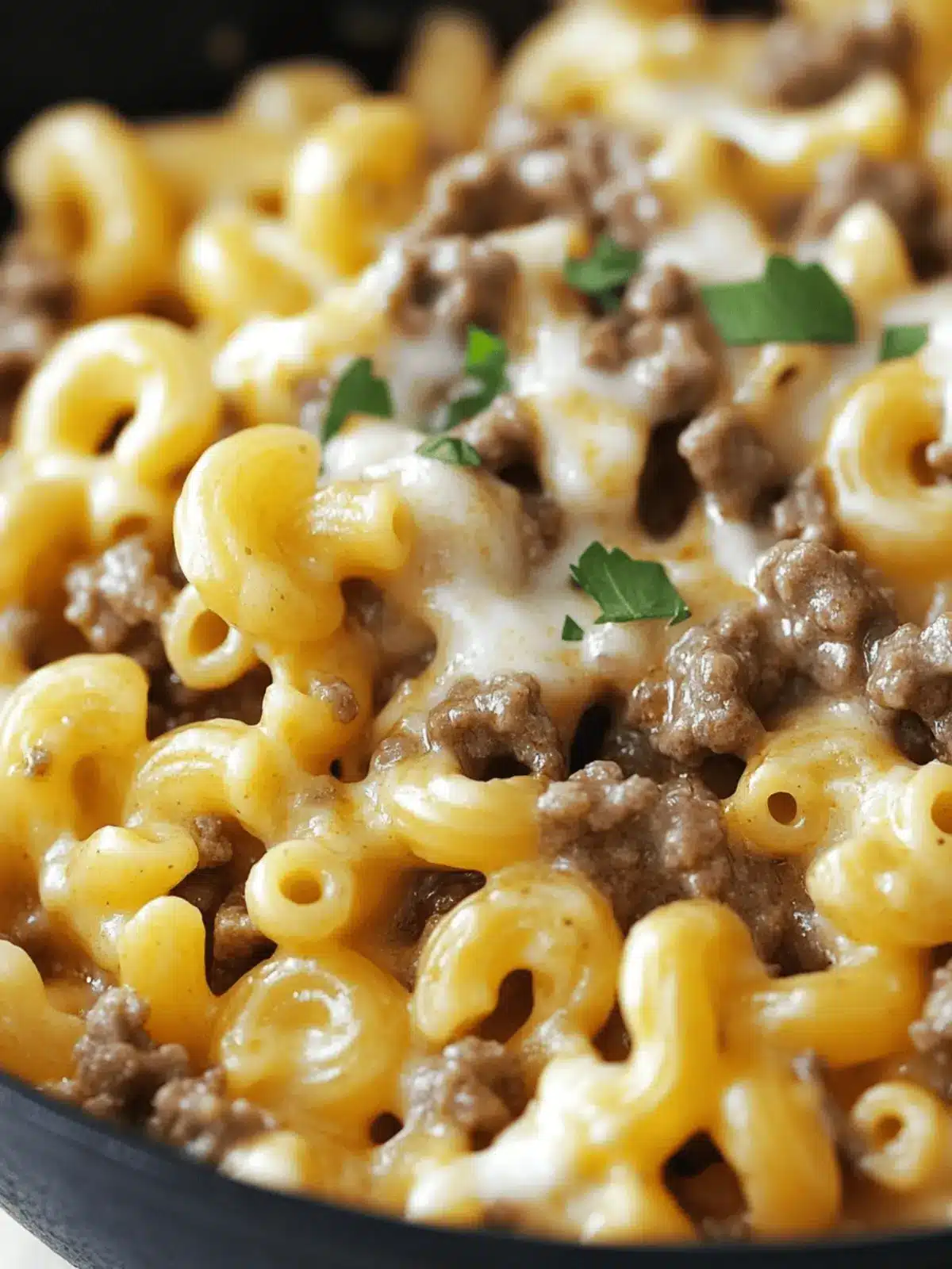 Creamy Beefy Macaroni Skillet Delight for Cozy Family Nights 2 Creamy Beefy Macaroni Skillet Delight