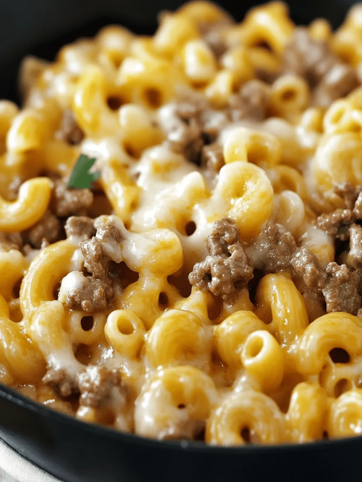 Creamy Beefy Macaroni Skillet Delight for Cozy Family Nights 4 Creamy Beefy Macaroni Skillet Delight