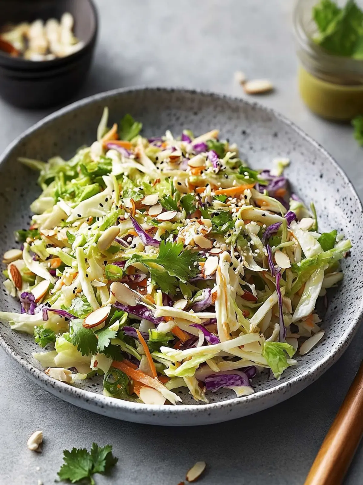 Sesame Almond Slaw