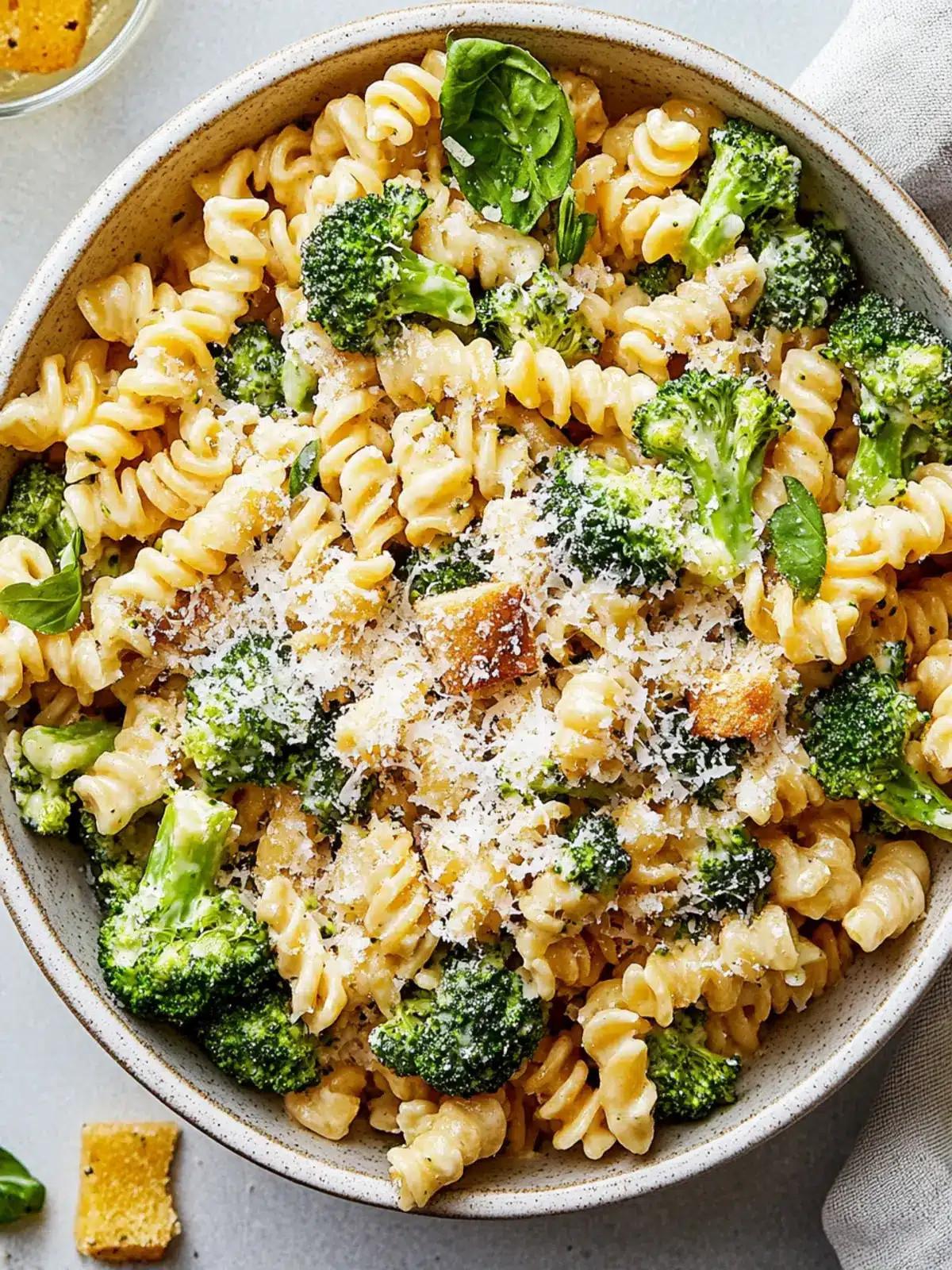 Broccoli Caesar Pasta Salad