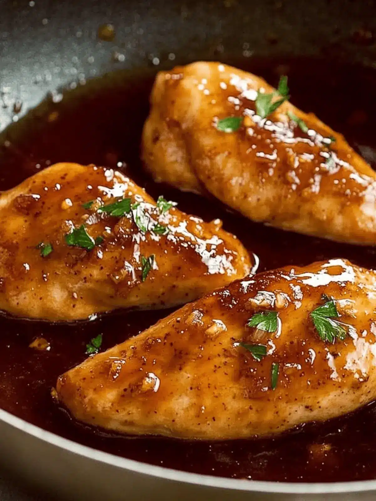 Sweet and Sticky Honey Garlic Chicken Breast in 12 Minutes 4 Honey Garlic Chicken Breast