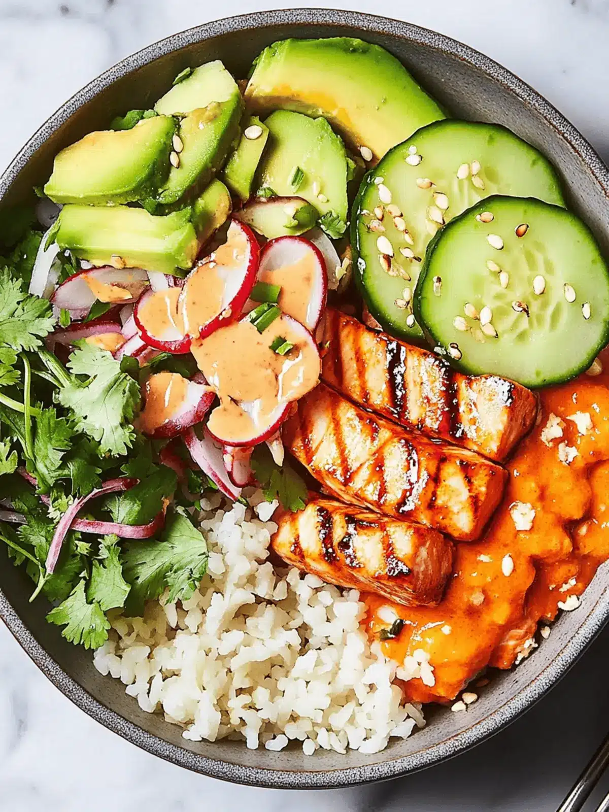 Delicious Spicy Salmon Bowls for Quick Meal Prep Bliss 2 Spicy Salmon Bowls