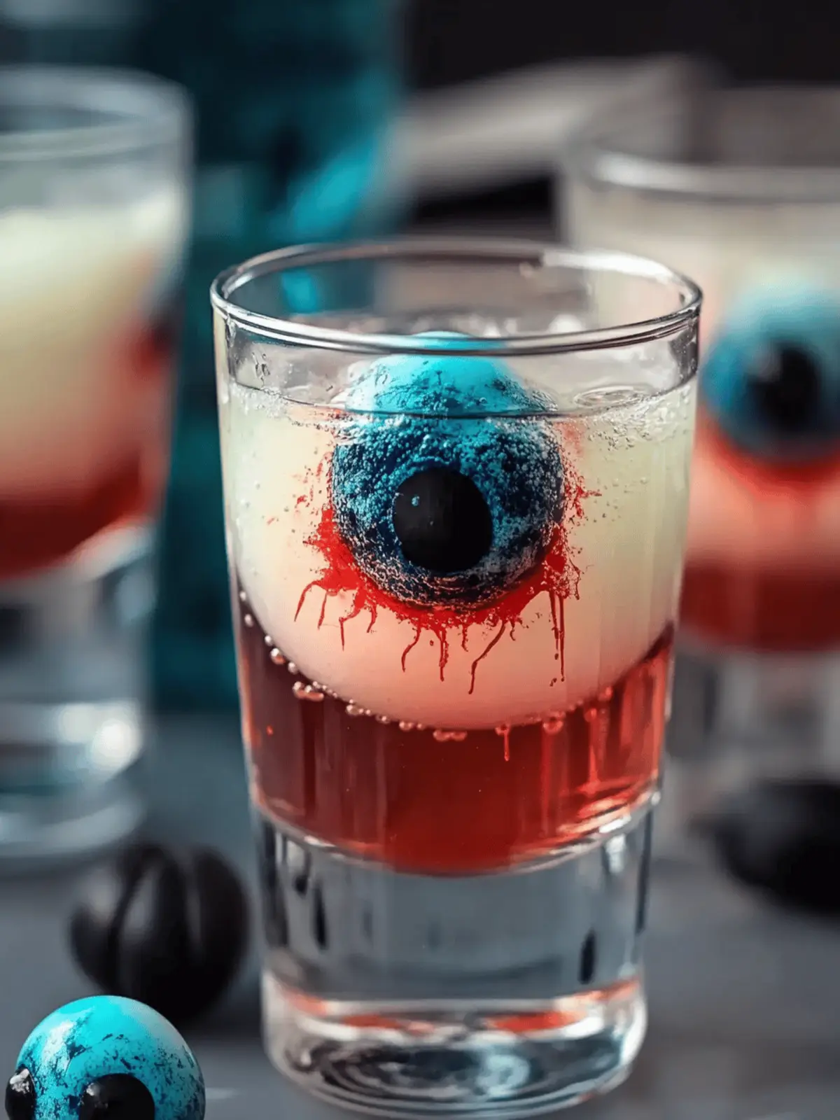 Spooky Halloween Eyeball Jello Shots
