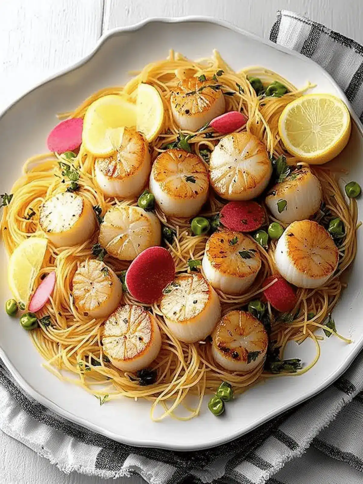 Lemony Scallops with Angel Hair Pasta for Quick Gourmet Nights 3 Lemony Scallops with Angel Hair Pasta