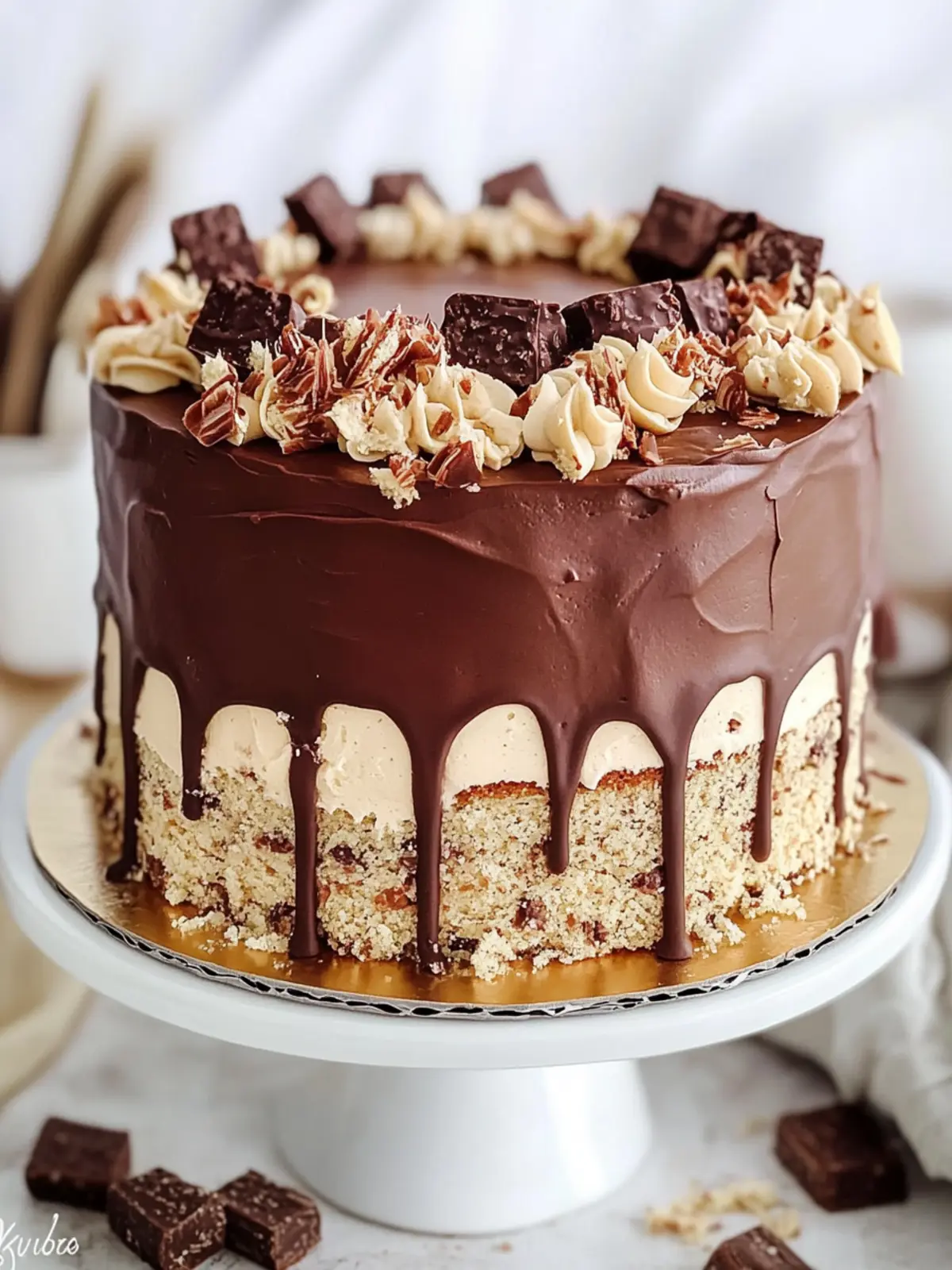 The Ultimate Snickers Cake