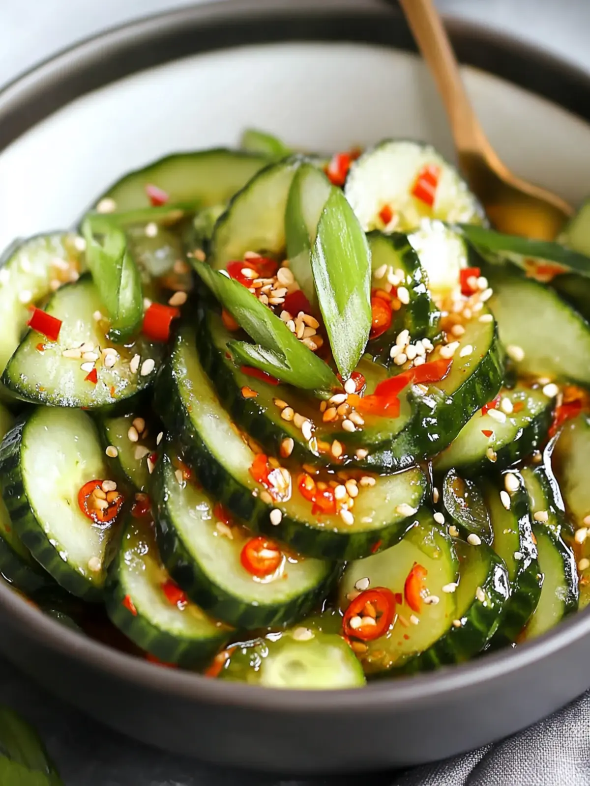 Spicy Asian Cucumber Salad: Crunchy, Zesty Vegan Bliss 4 Spicy Asian Cucumber Salad: Crunchy, Zesty, and Vegan Goodness