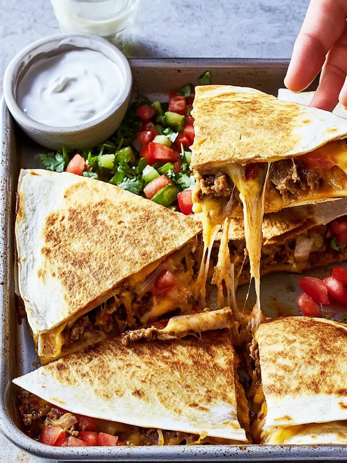 Sheet-Pan Quesadillas