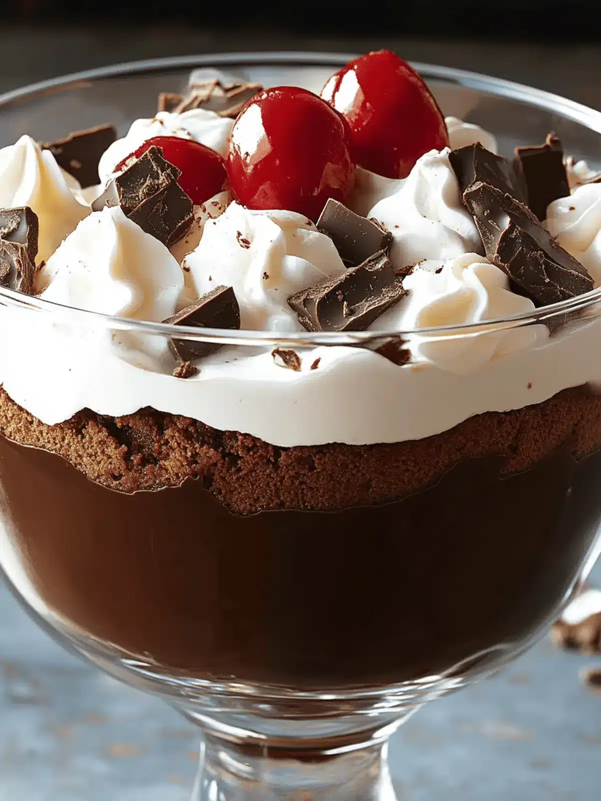 Decadent Fudge Brownie Chocolate Trifle Delight for Sweet Moments 2 Decadent Fudge Brownie Chocolate Trifle Delight