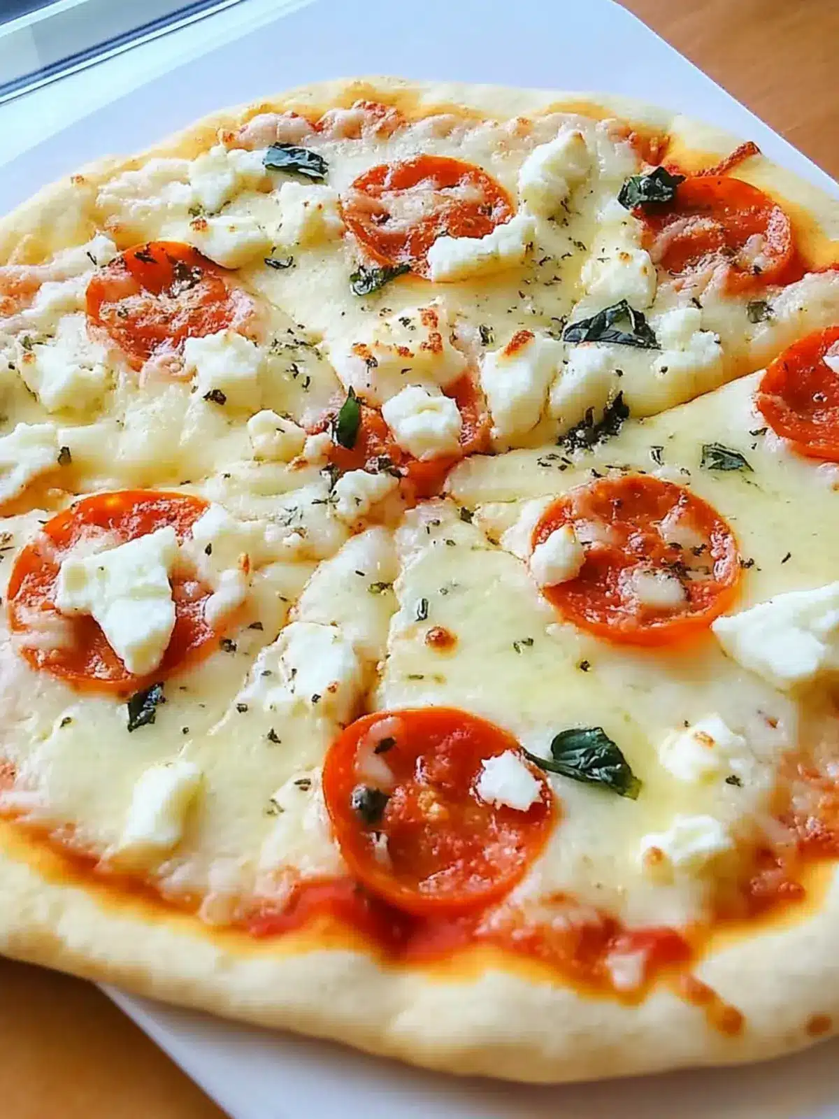 Four Cheese Margherita Pizza