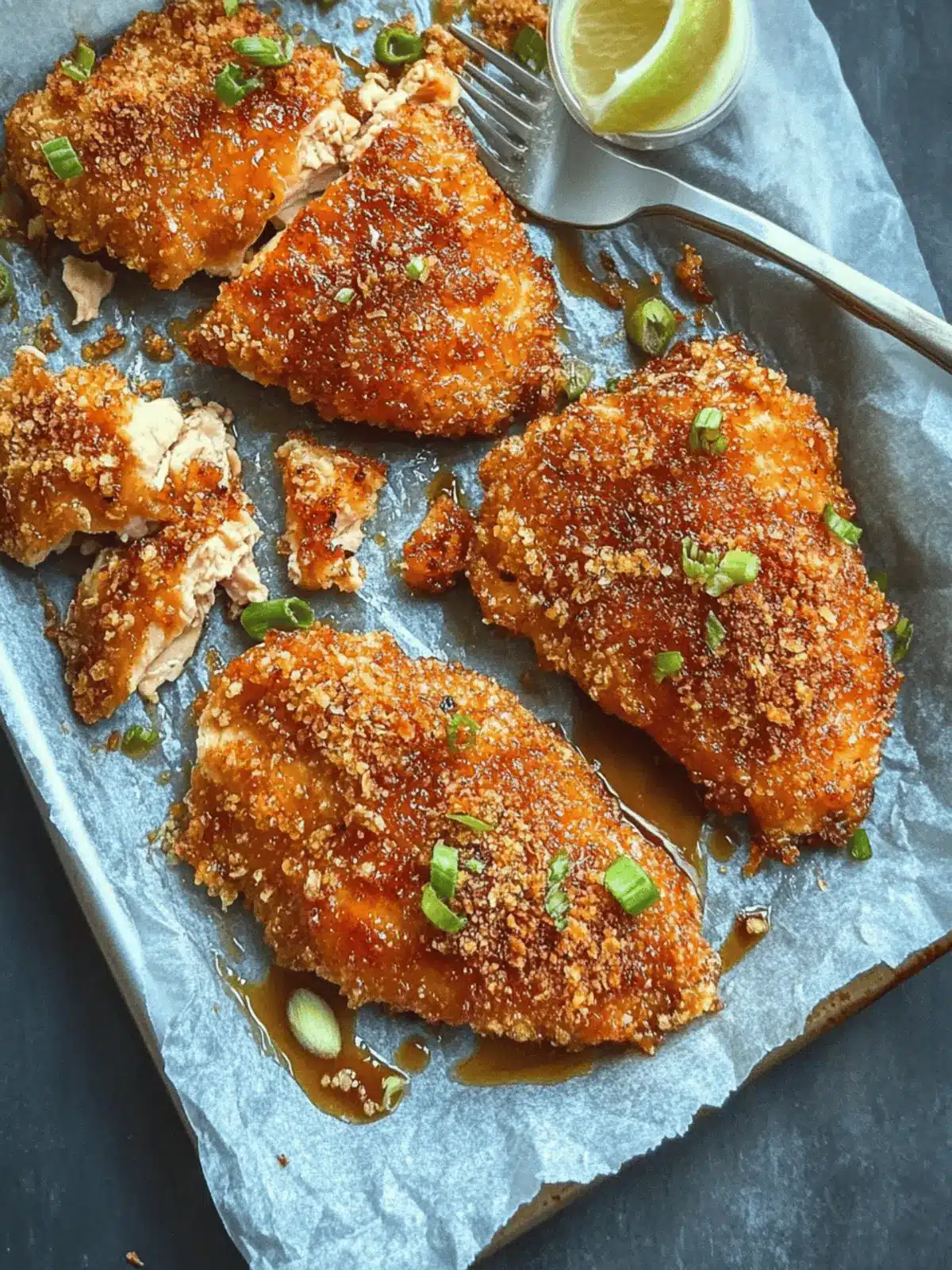 Crispy Baked Hot Honey Chicken: Sweet, Spicy, and Simple! 2 Crispy Baked Hot Honey Chicken