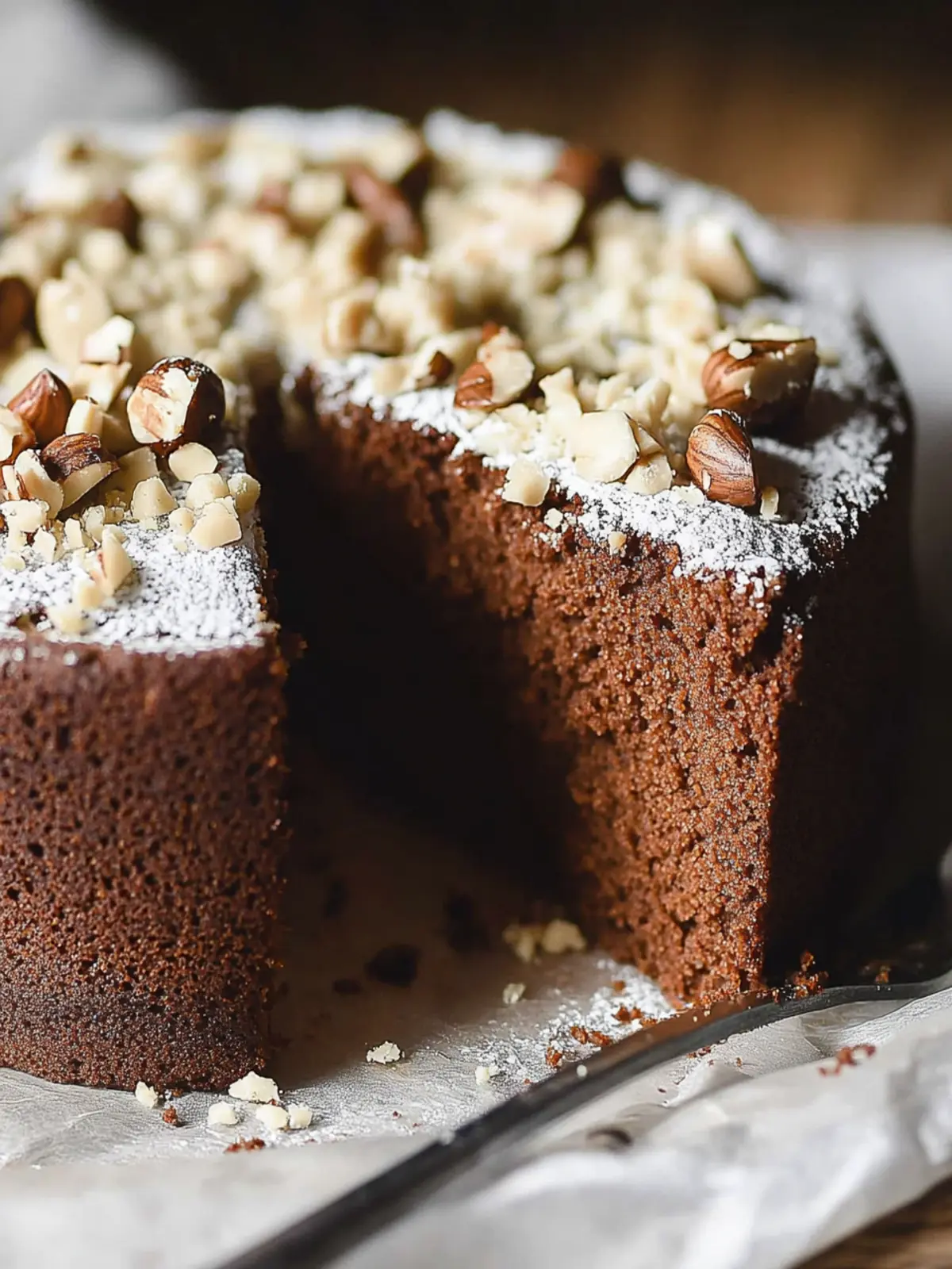 Mocha Hazelnut Cake