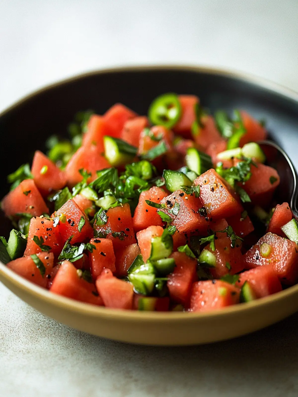 Savory Nigella Watermelon Salad That Energizes Your Summer 4 Nigella Watermelon Salad