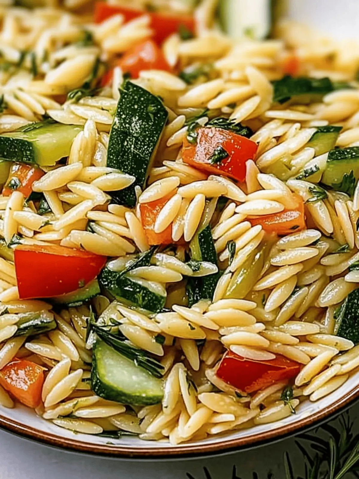 Zesty Lemon Garlic Orzo with Veggies Your Go-To Summer Delight 2 Zesty Lemon Garlic Orzo with Veggies Summer Delight