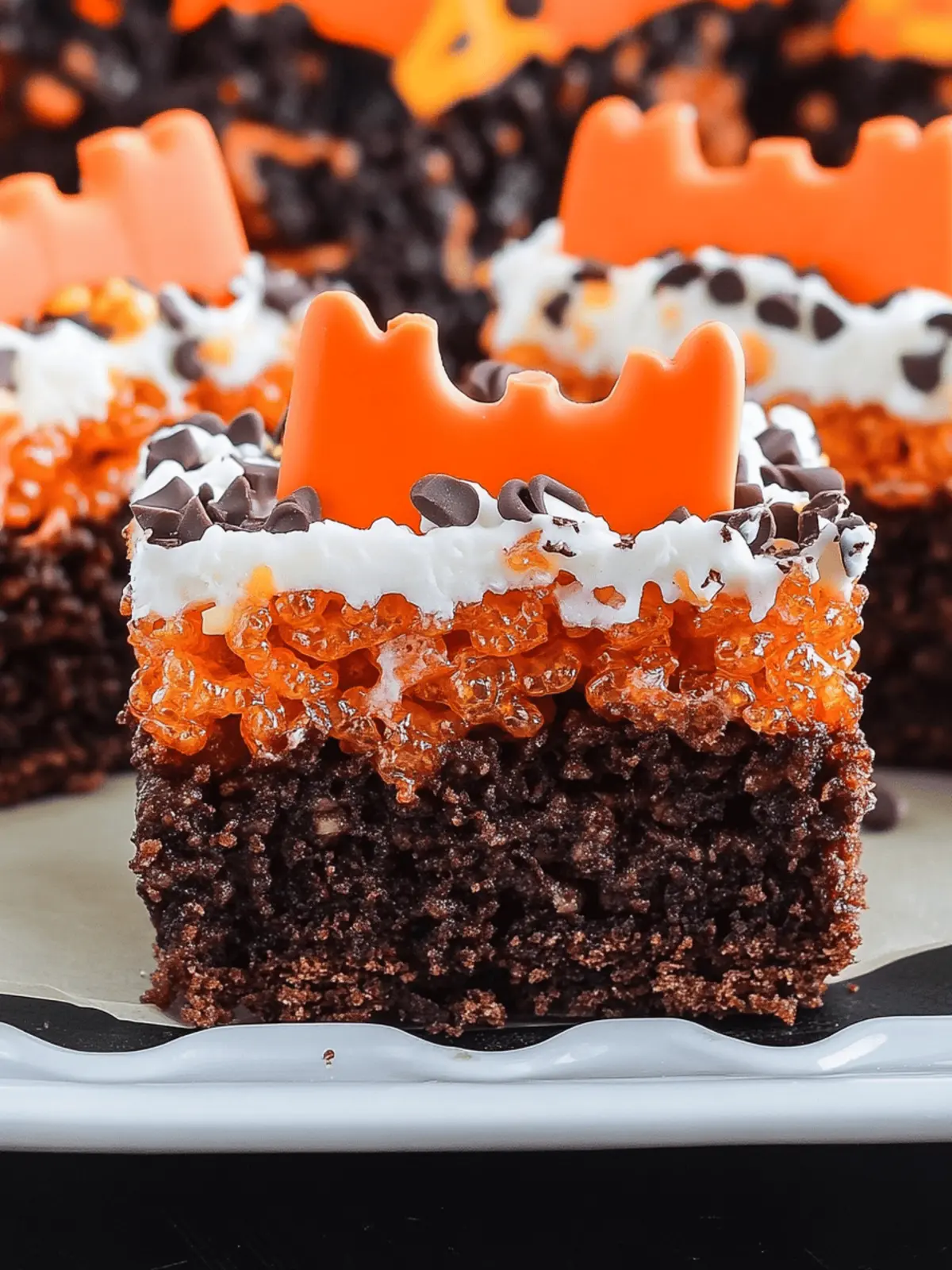 Delicious Halloween Brownie Rice Krispie Treats You ll Love 4 Halloween Brownie Rice Krispie Treats