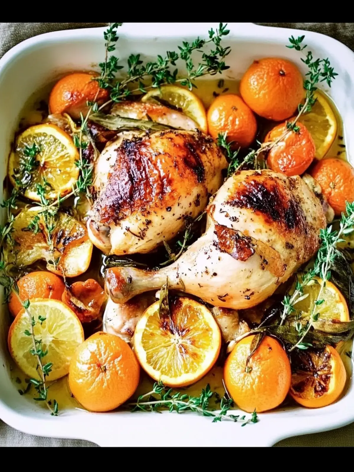 Roasted Chicken with Clementines for a Cozy Winter Feast 2 Roasted Chicken with Clementines