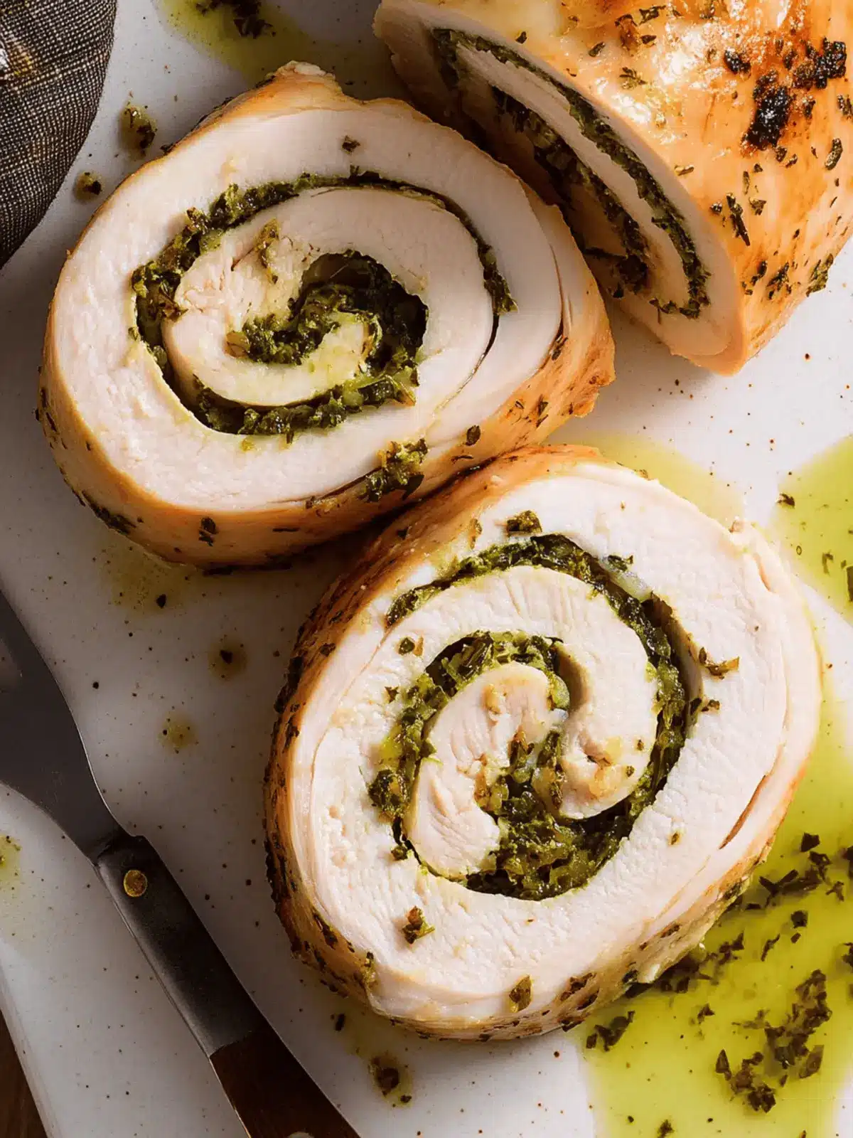 Garlic & Herb Turkey Roulade
