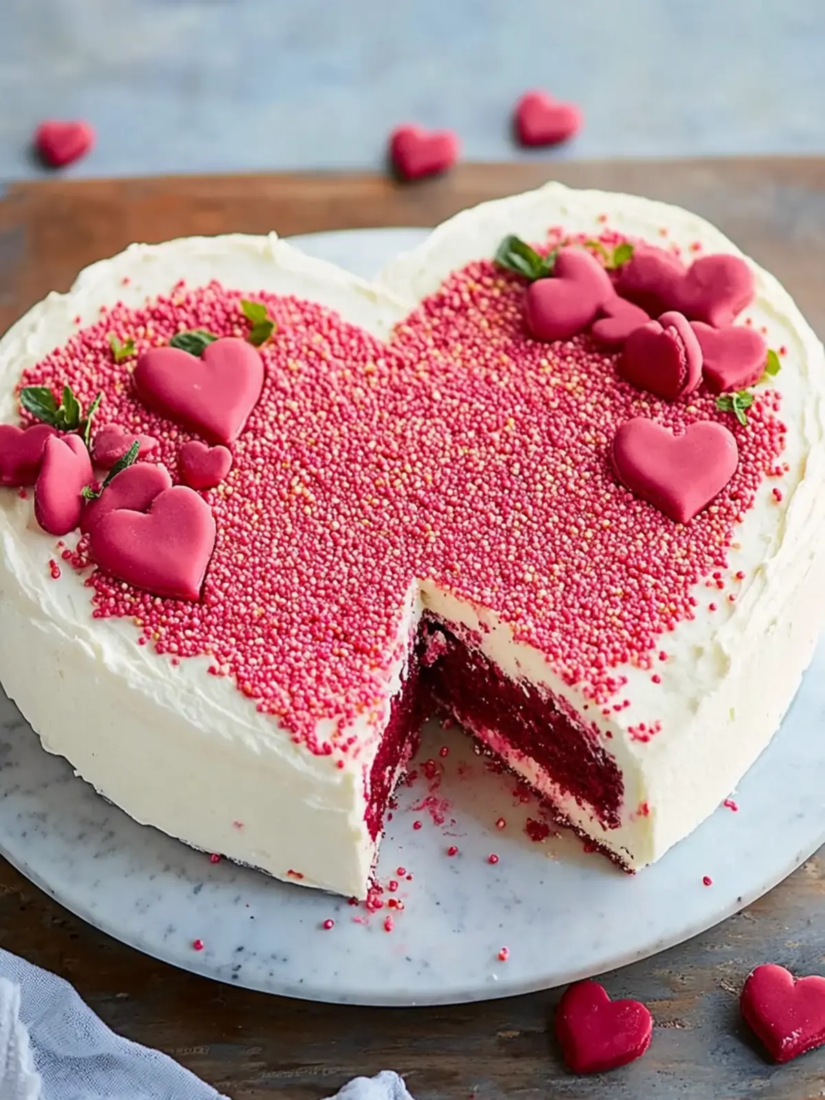 Heart-Shaped Cake