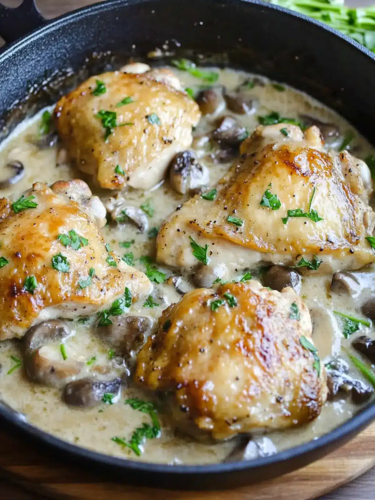 Chicken Thighs Marsala