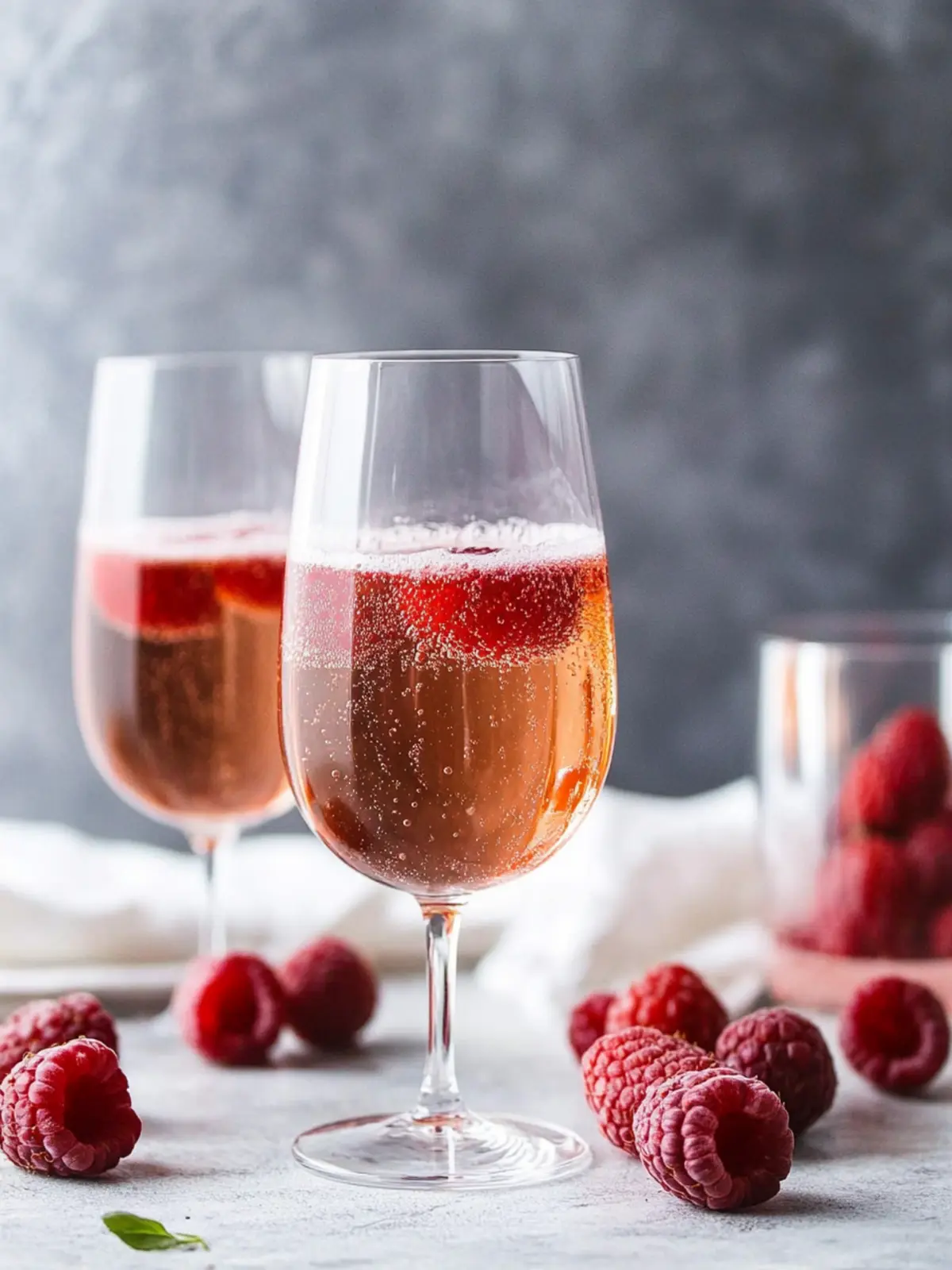 Sparkling Raspberry RosÃ© Cocktail