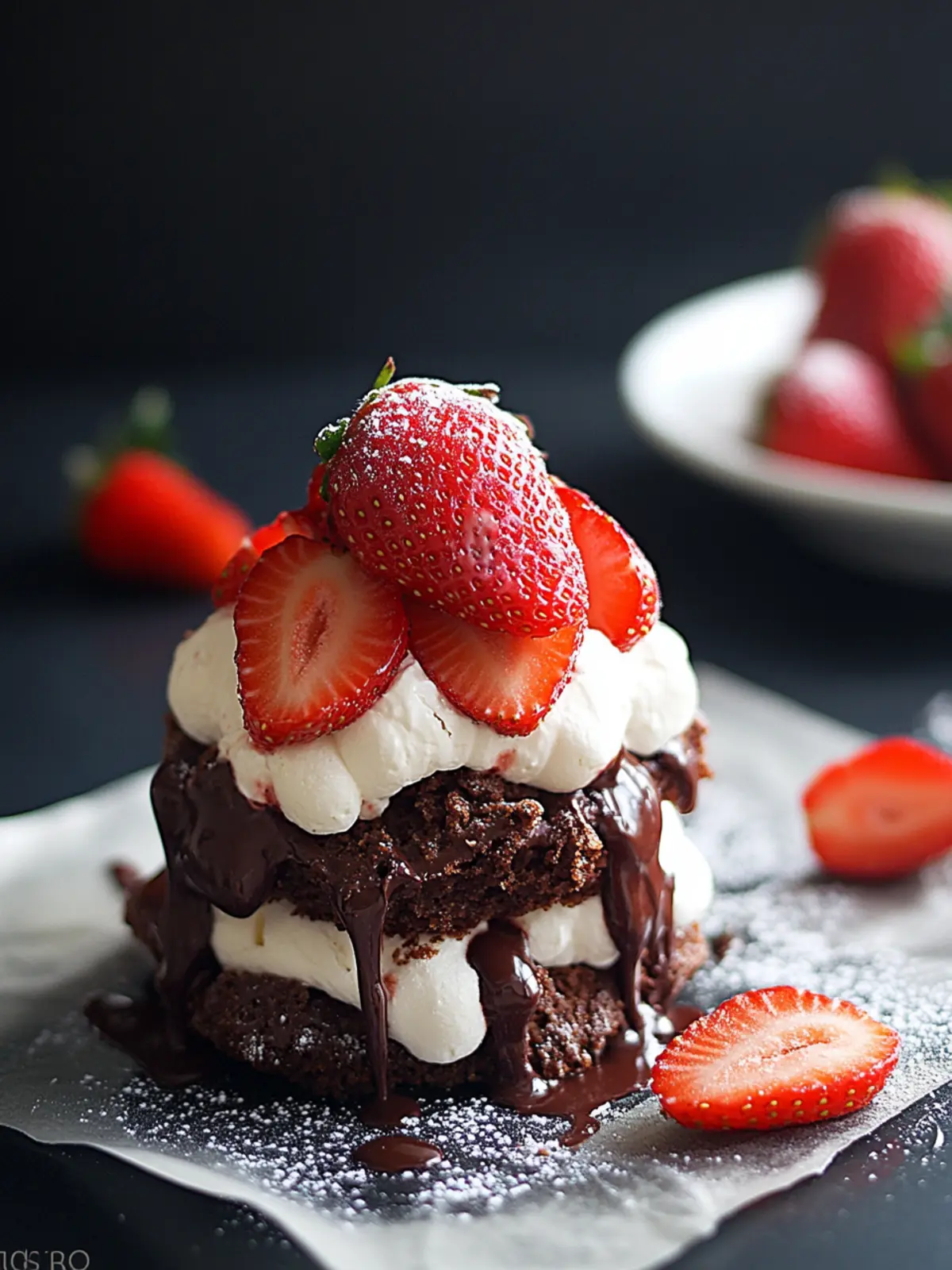 Chocolate Strawberry Shortcake